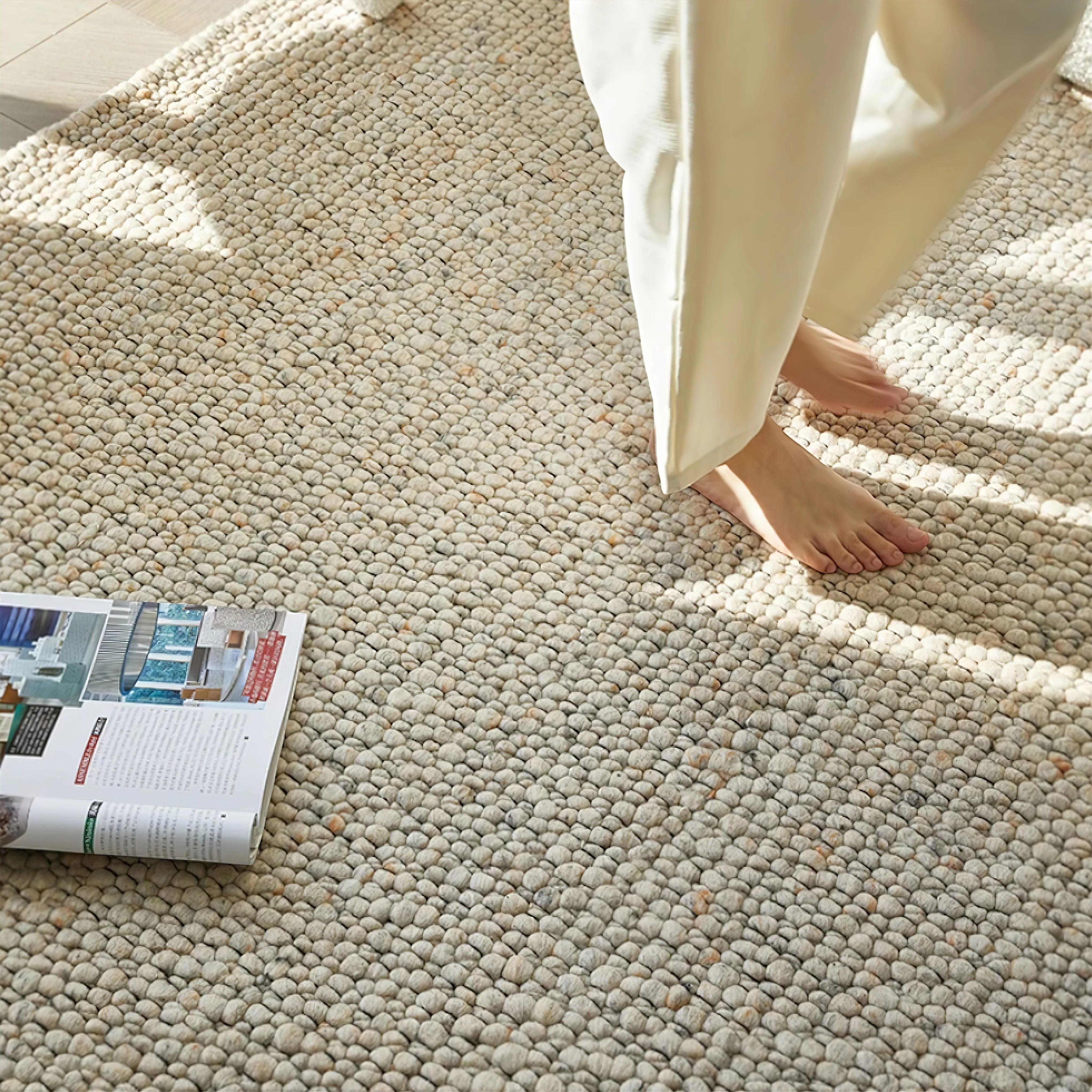 Louison Handwoven Wool Rug - Image 4
