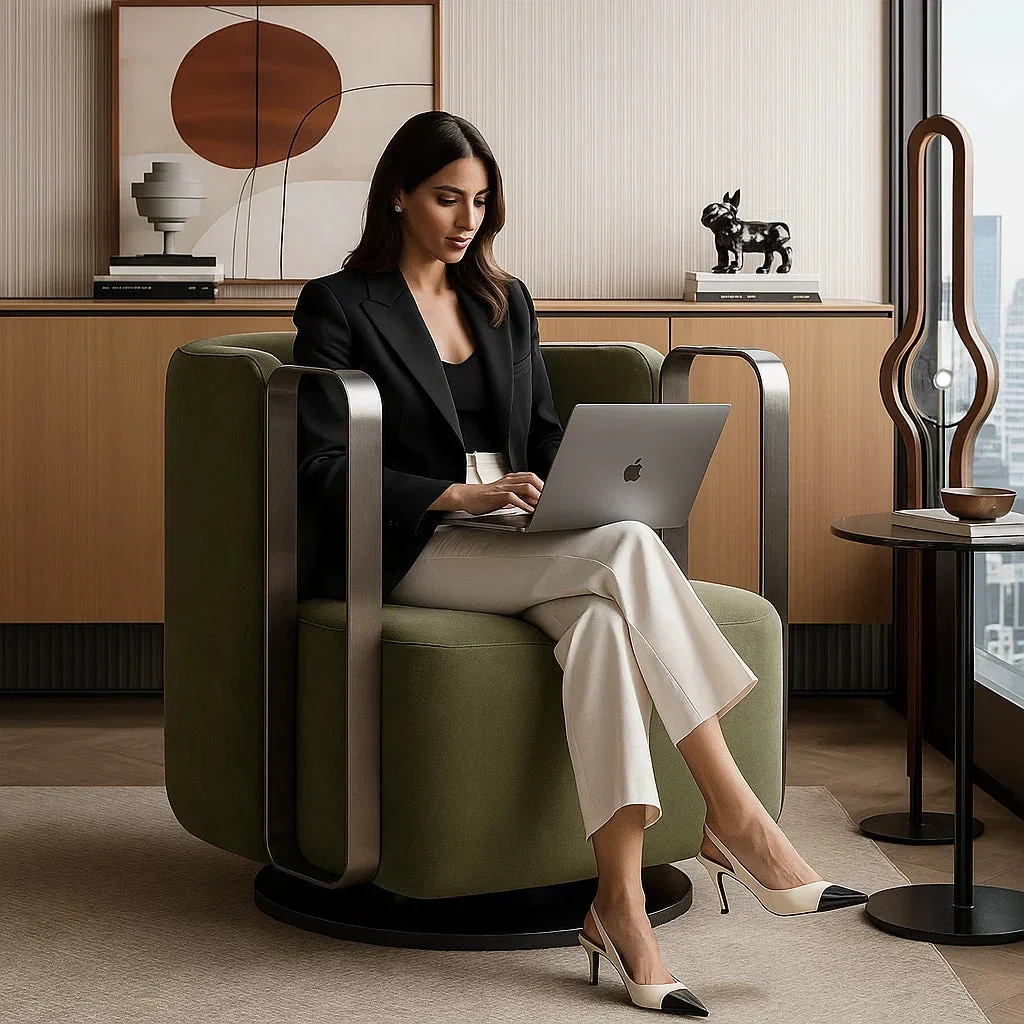 Riste Occasional Swivel Chair - Image 2