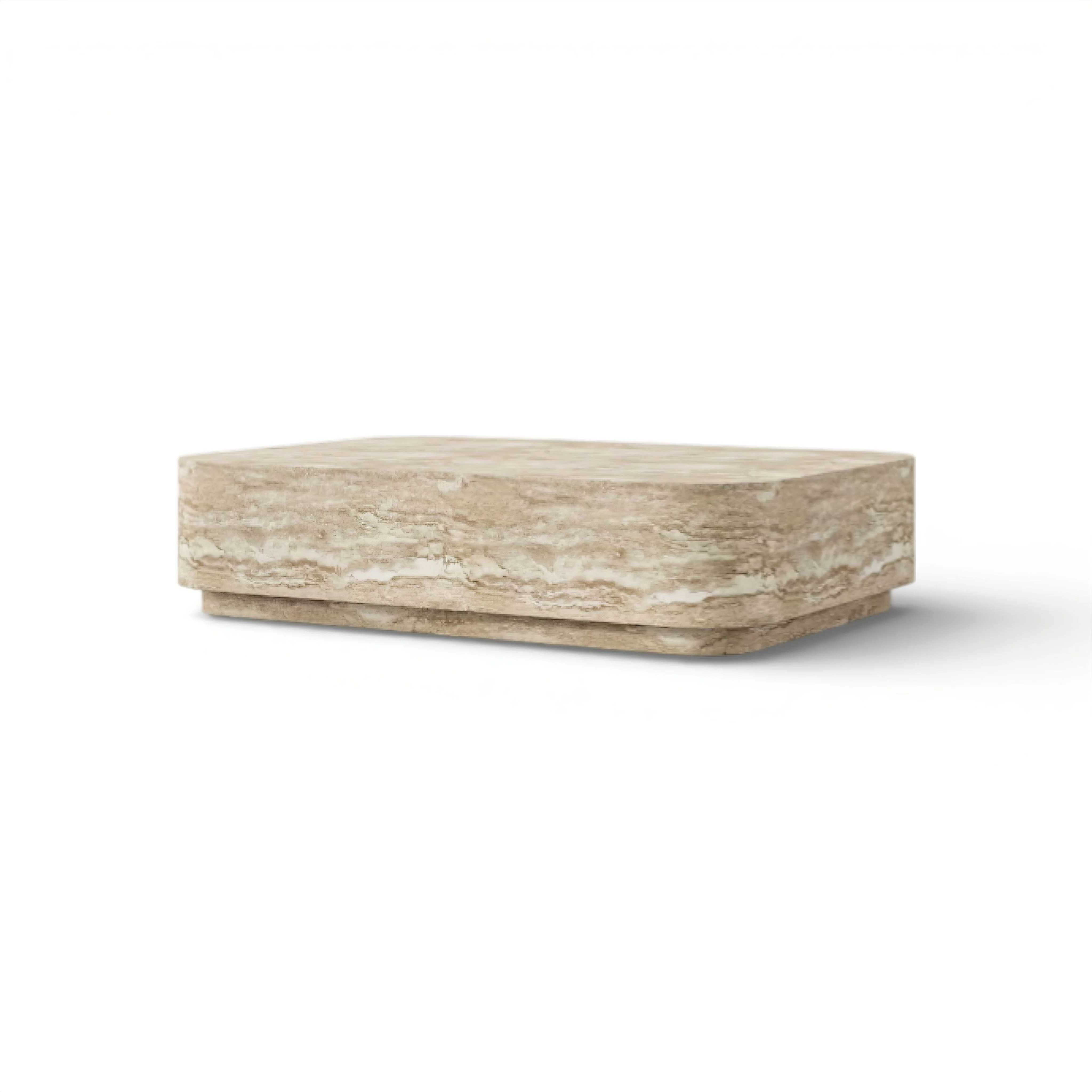 Apolline Travertine Coffee Table - Image 7