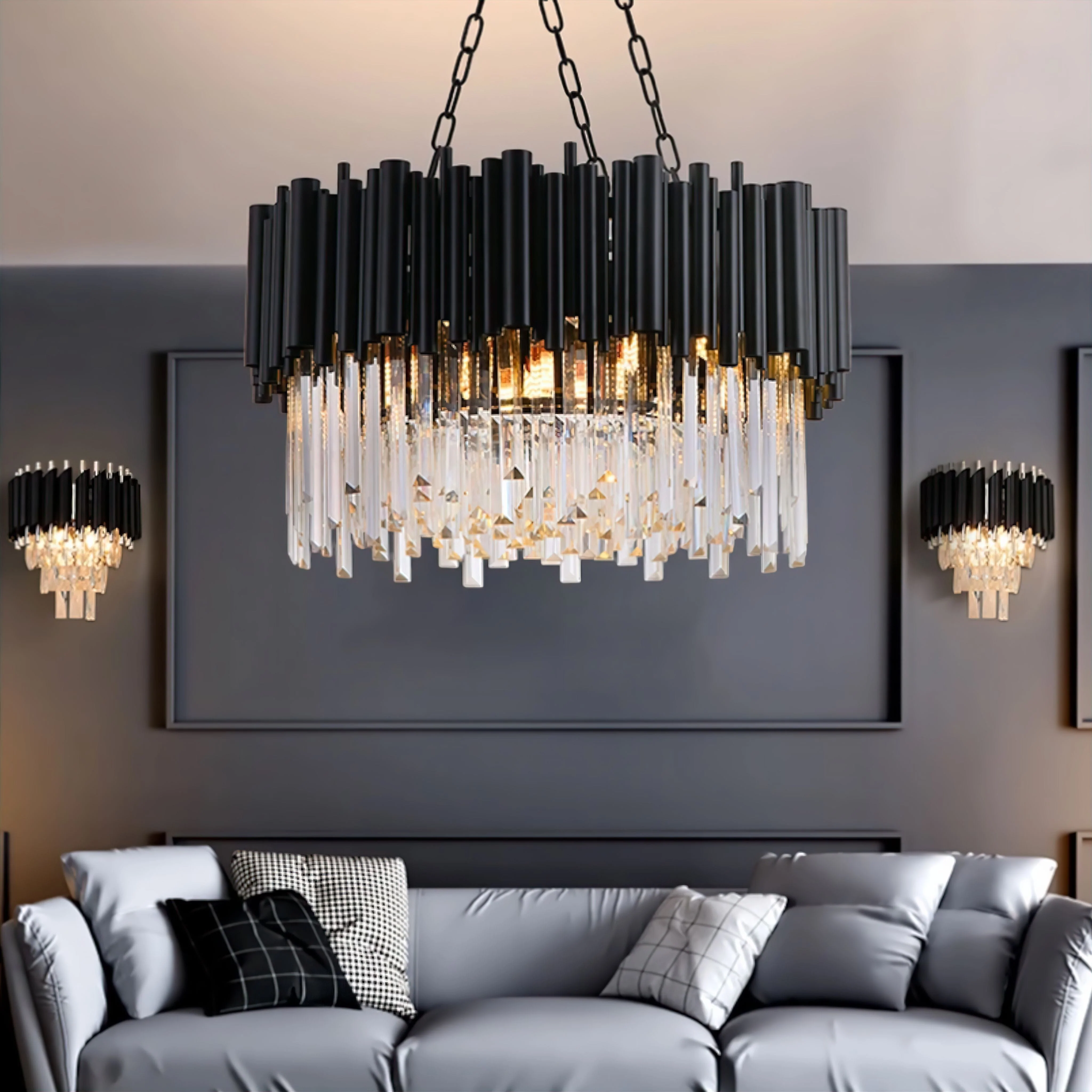 Midnight Glow Chandelier