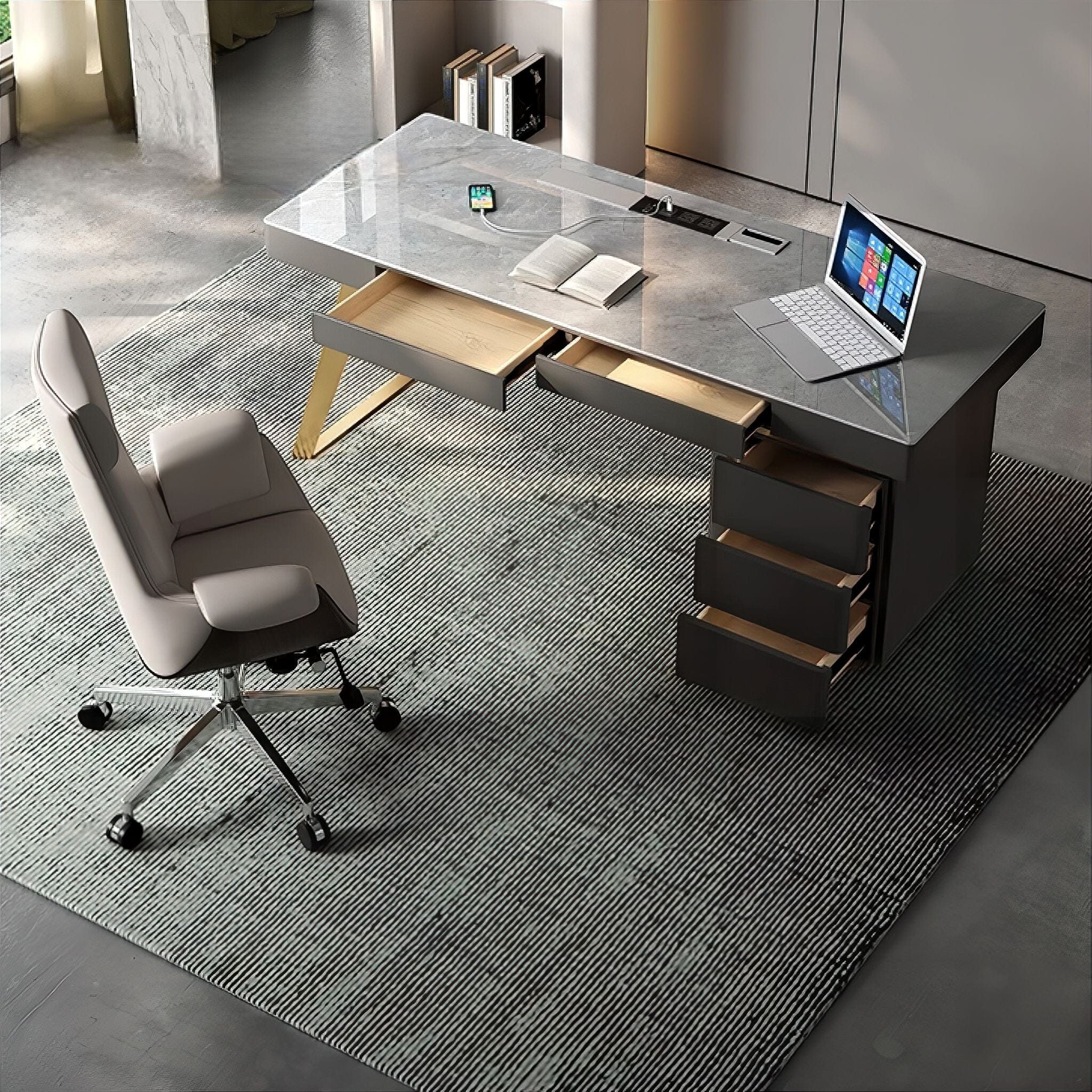 Brigitte Slate Office Desk - Image 3
