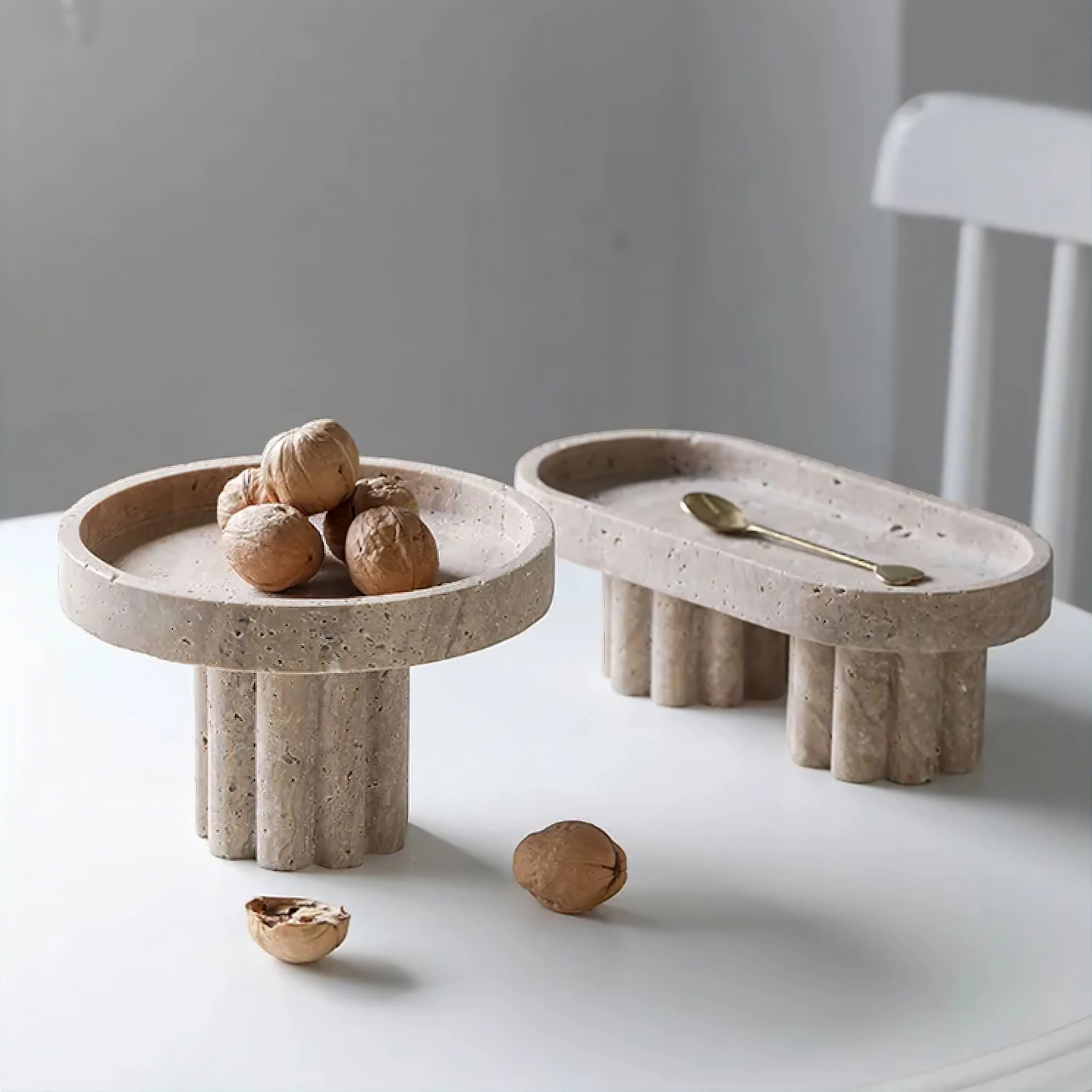 Carlotta Travertine Tray - Image 5