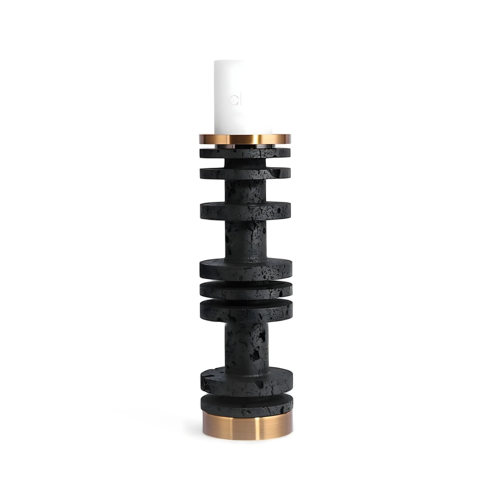Chiara Travertine Candle Holder - Image 5