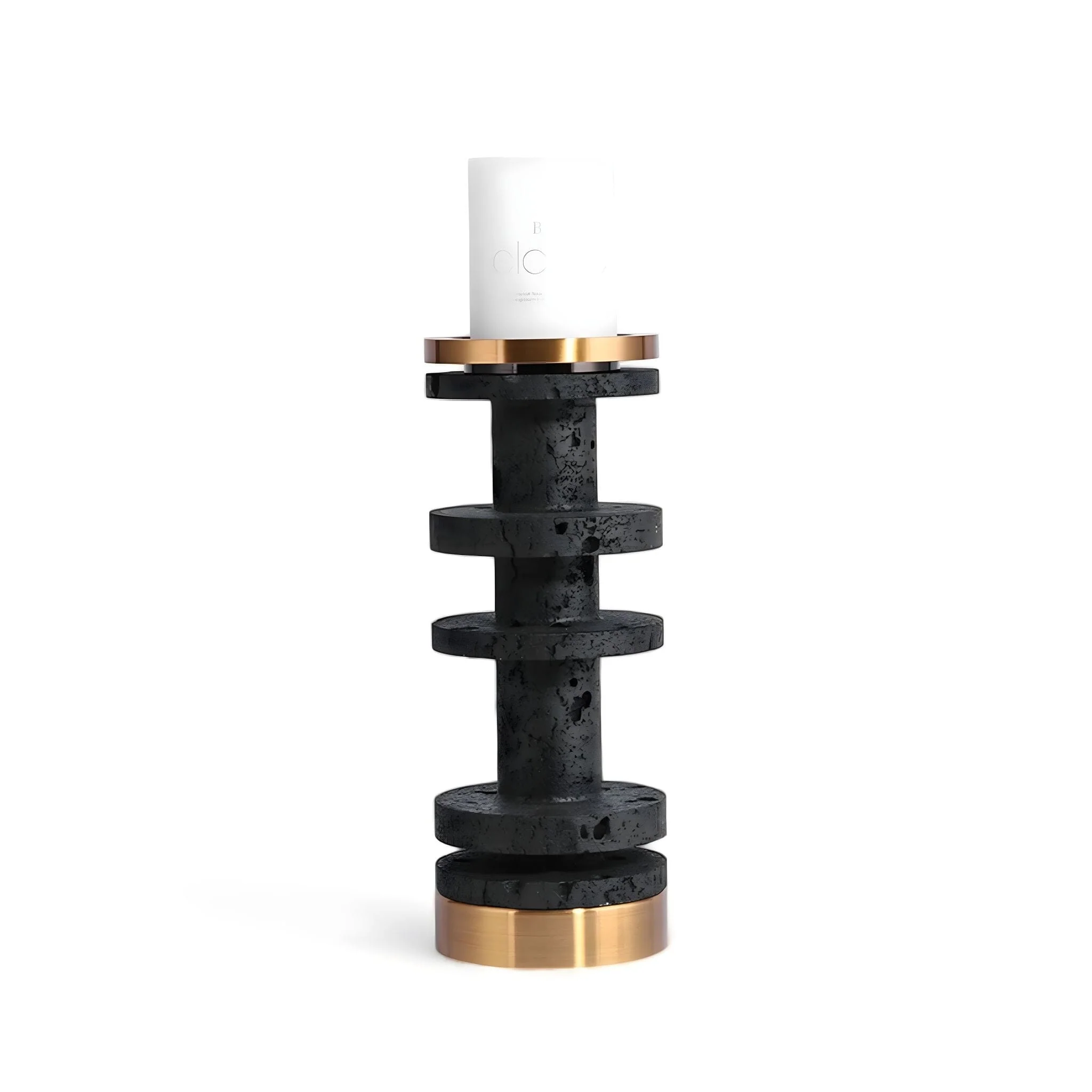 Chiara Travertine Candle Holder - Image 6