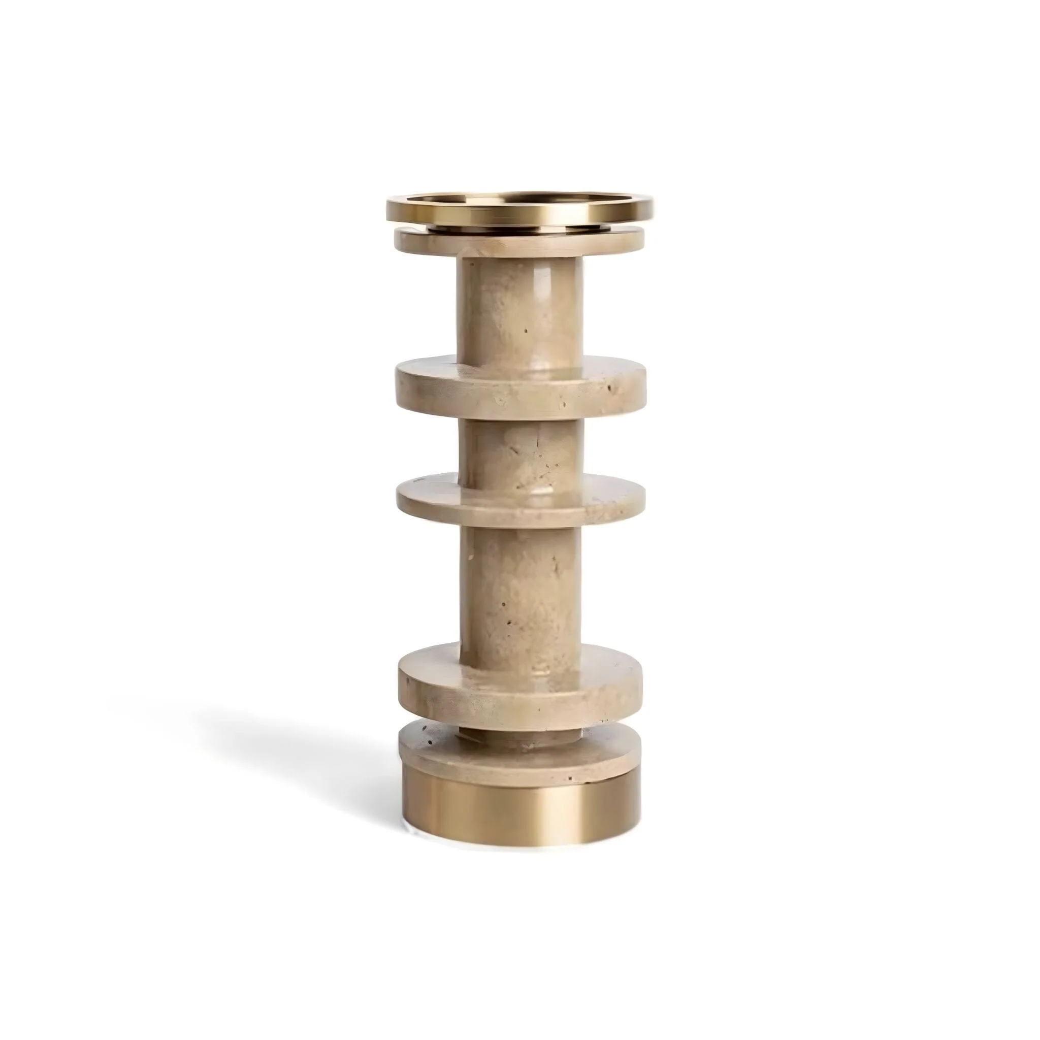 Chiara Travertine Candle Holder - Image 8