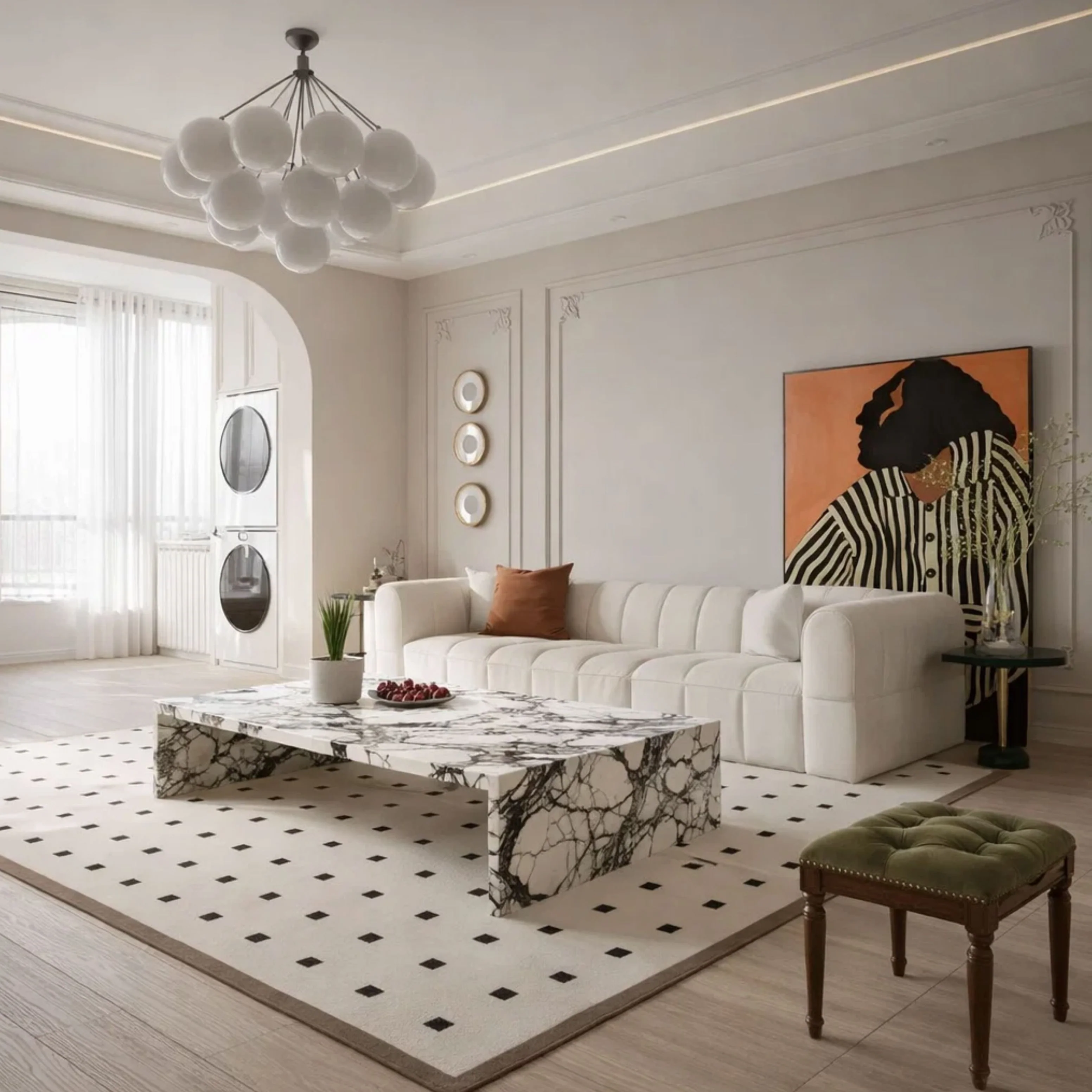Myriam Marble Coffee Table