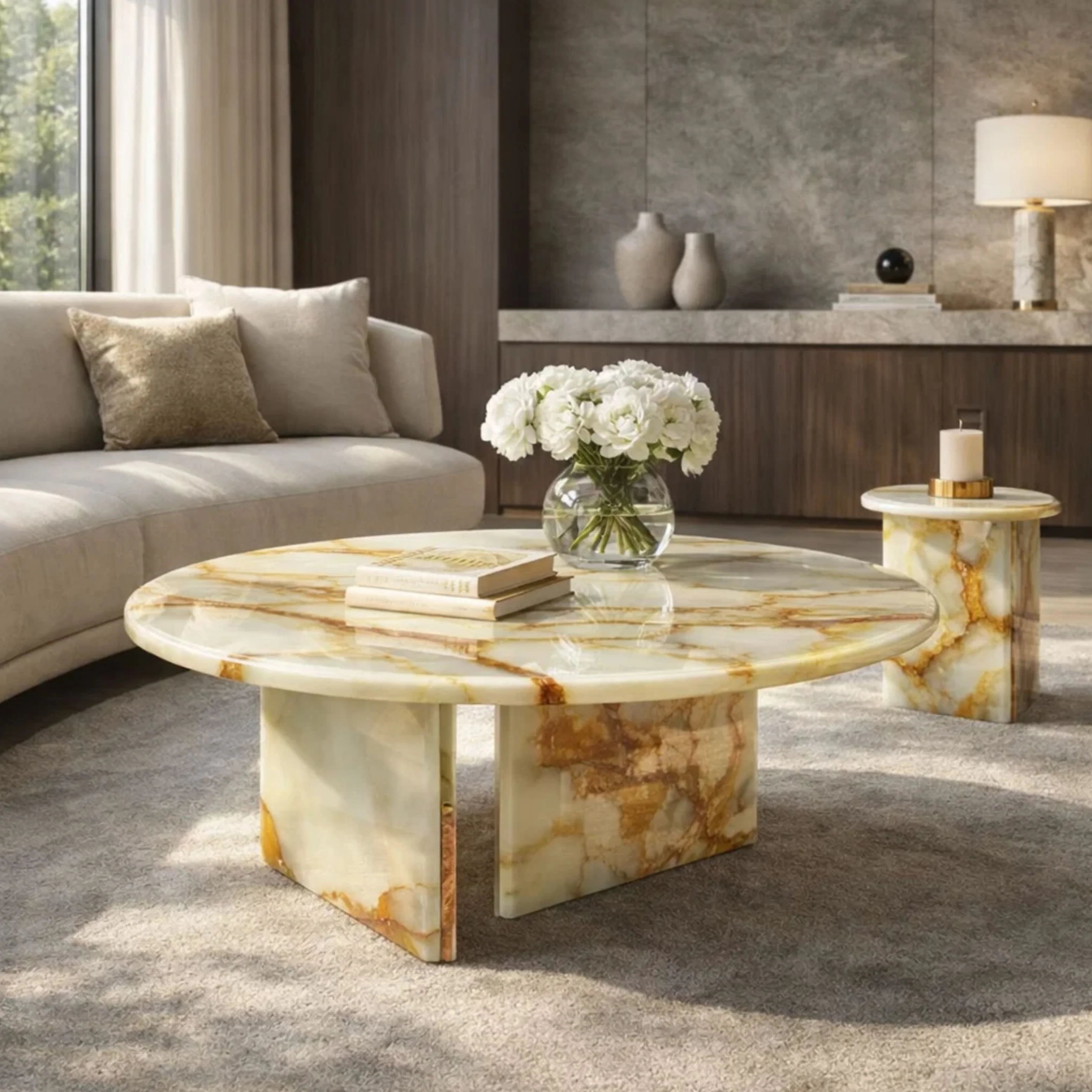 Anicee Marble Coffee Table - Image 3