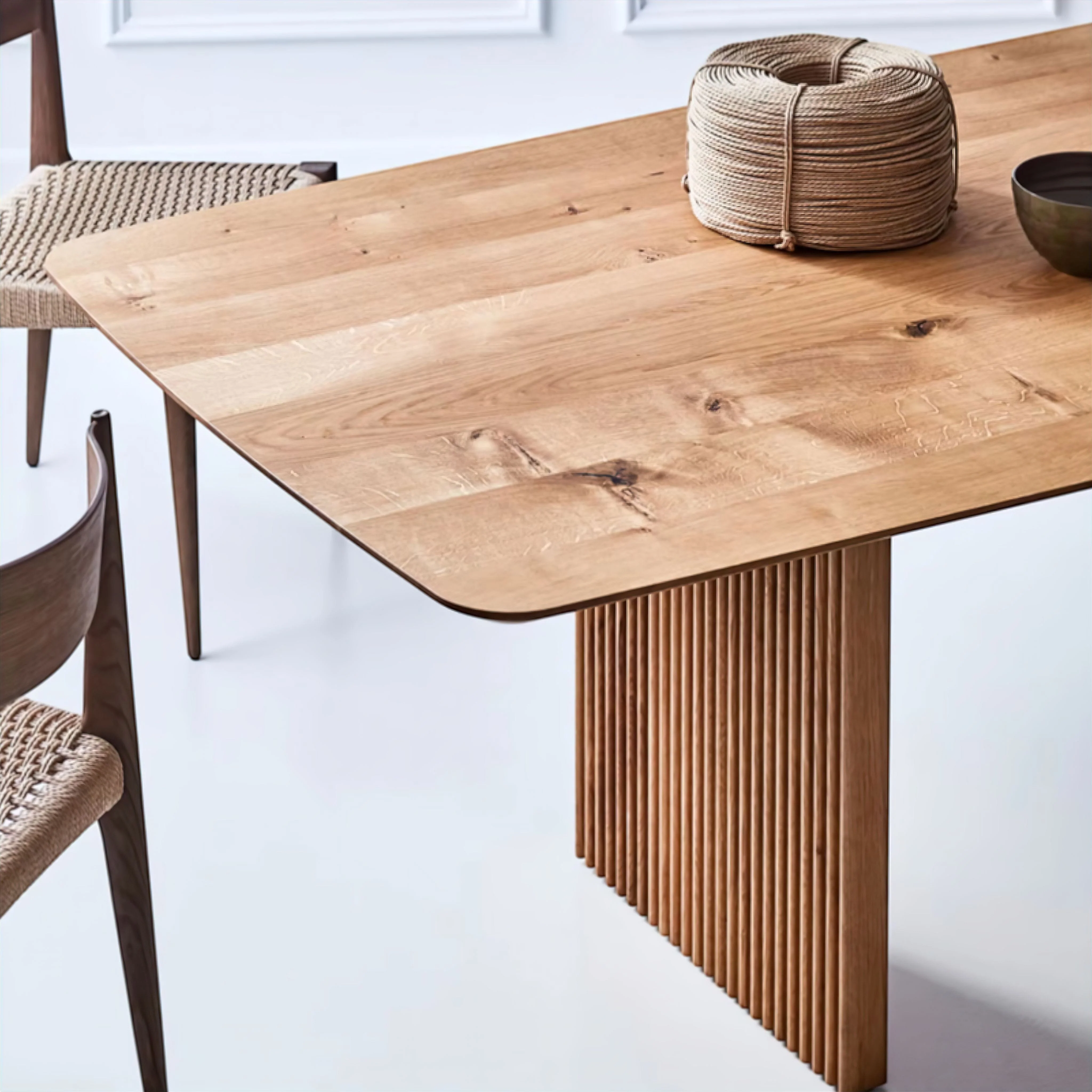 Denise Timber Dining Table - Image 6