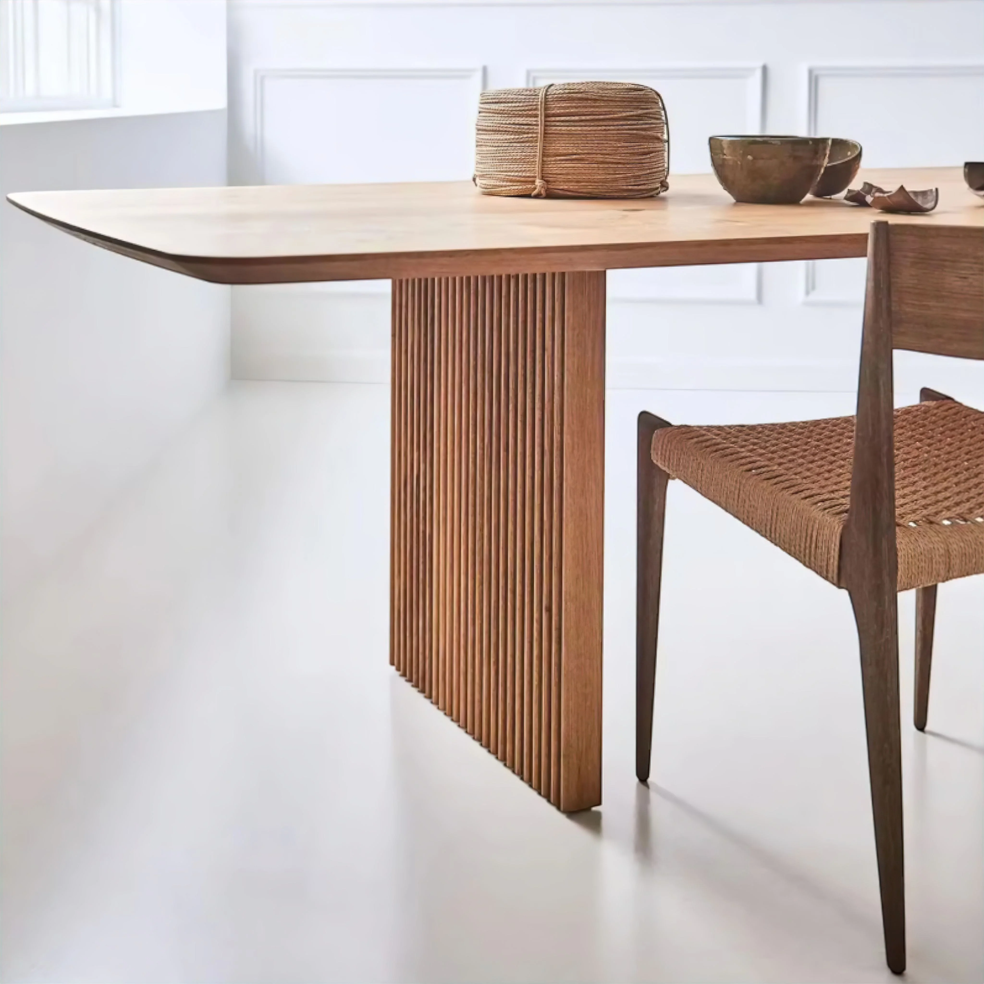 Denise Timber Dining Table - Image 7