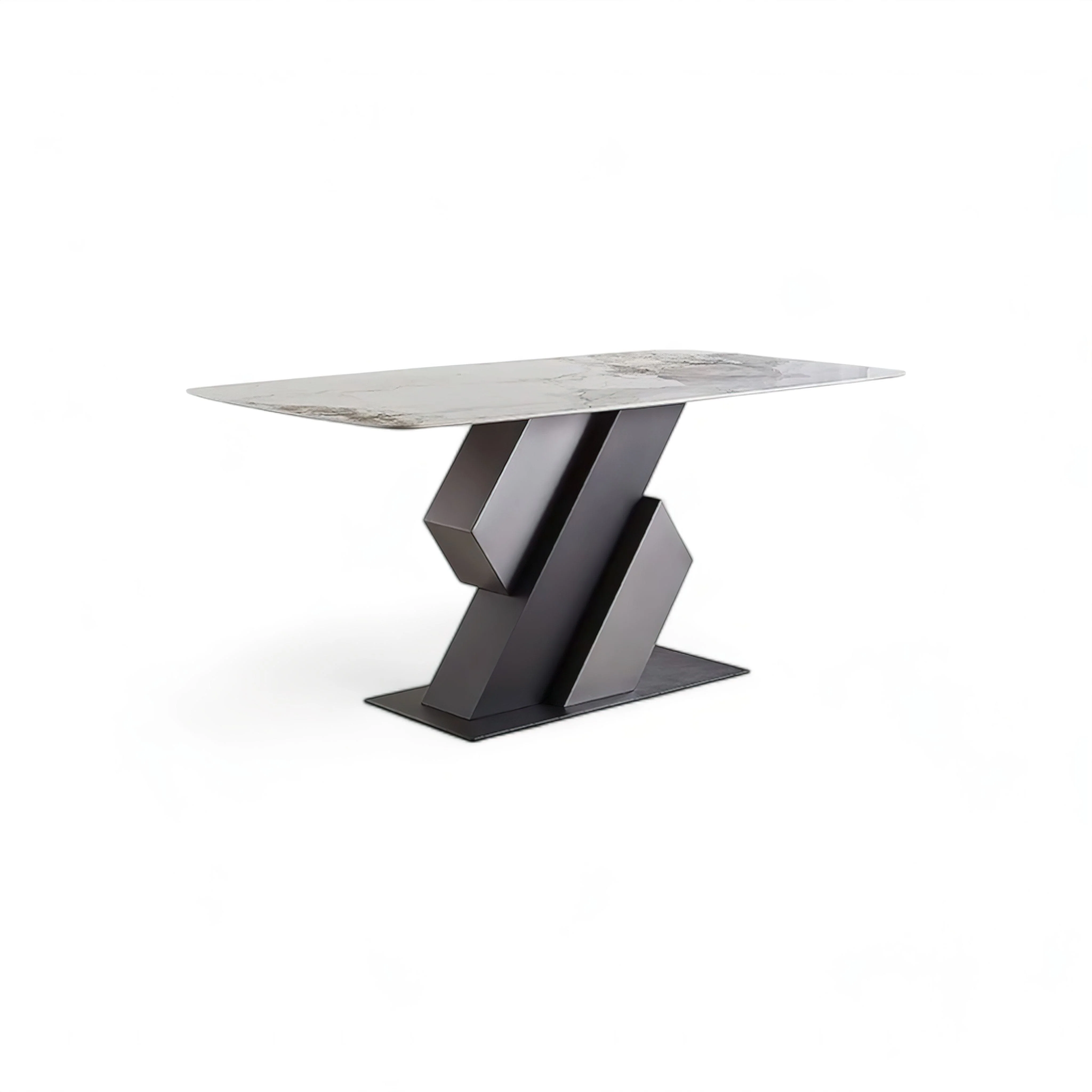 Zeno Marble Dining Table - Image 6
