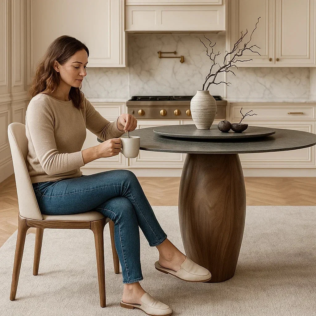 Didier Slate Dining Table - Image 2