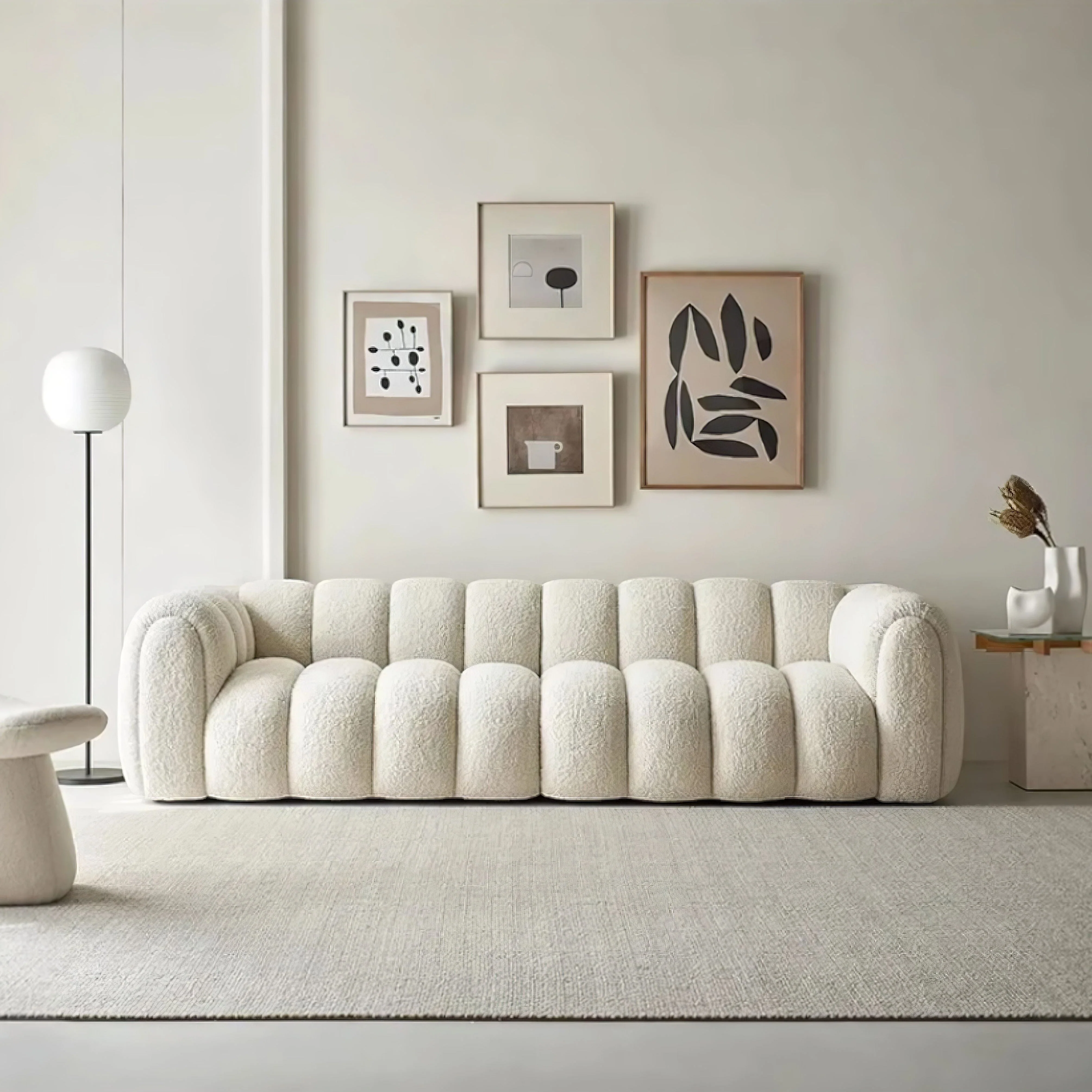 Alcide Bouclé Sofa - Image 2