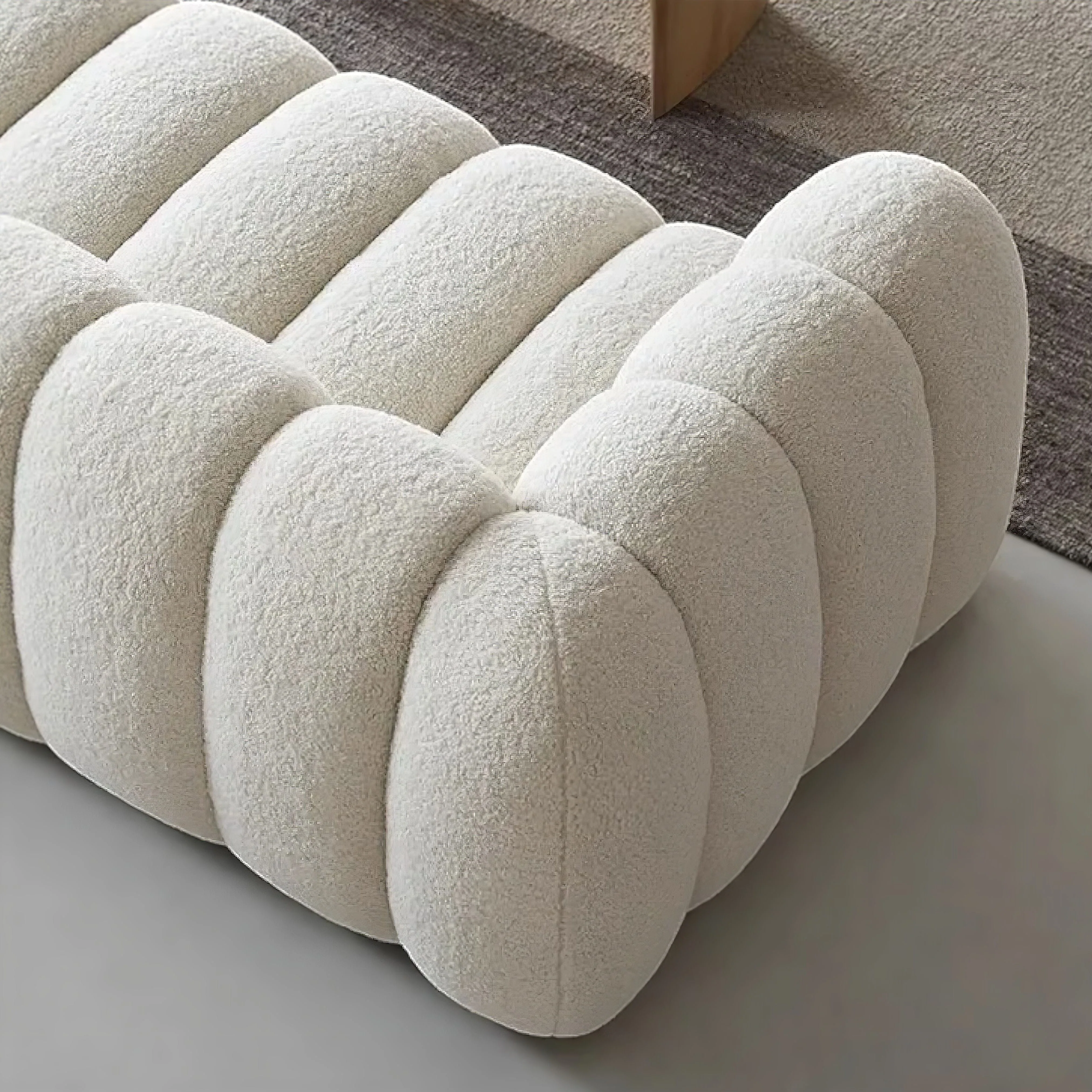 Alcide Bouclé Sofa - Image 7
