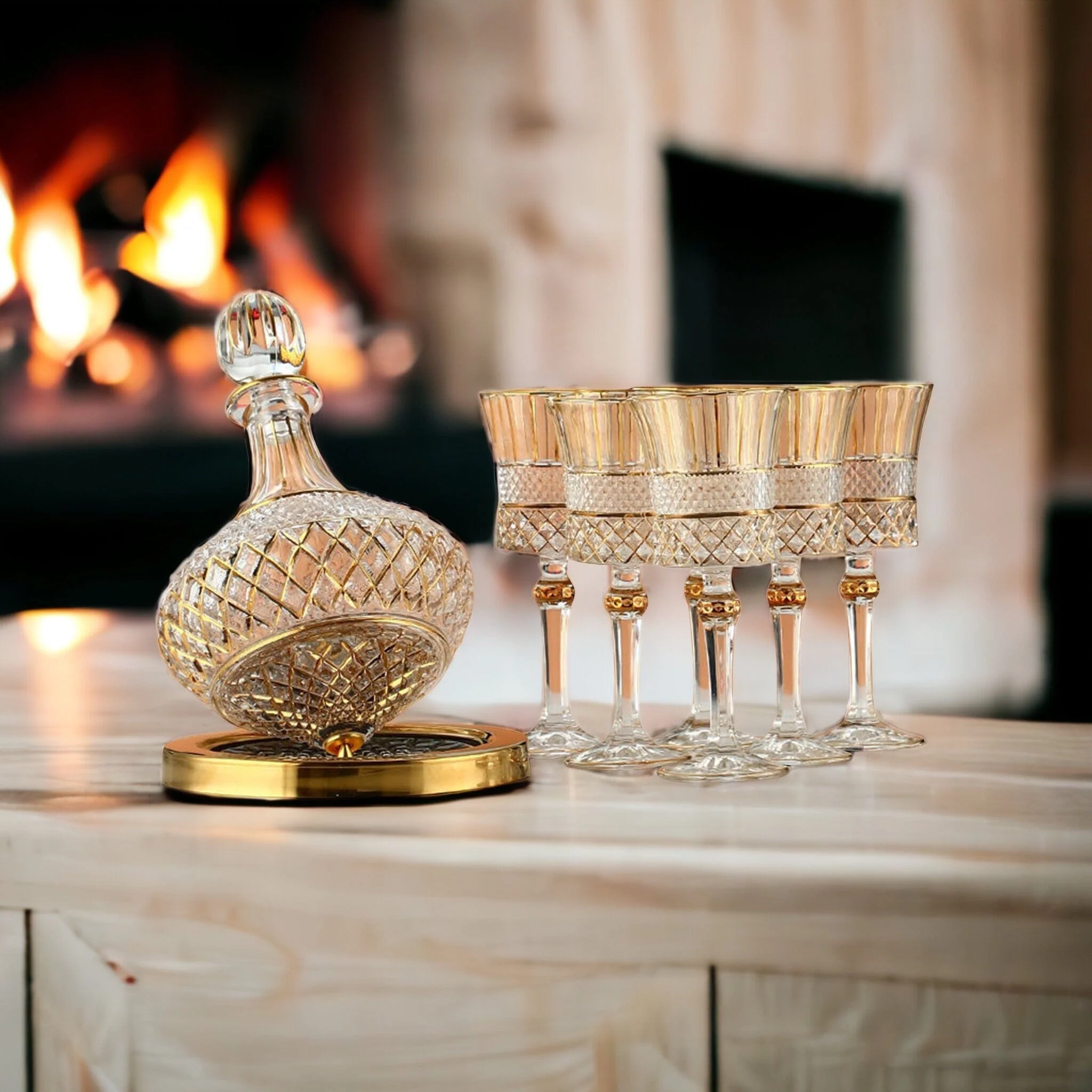 Eugenie Crystal Glass Decanter - Image 7