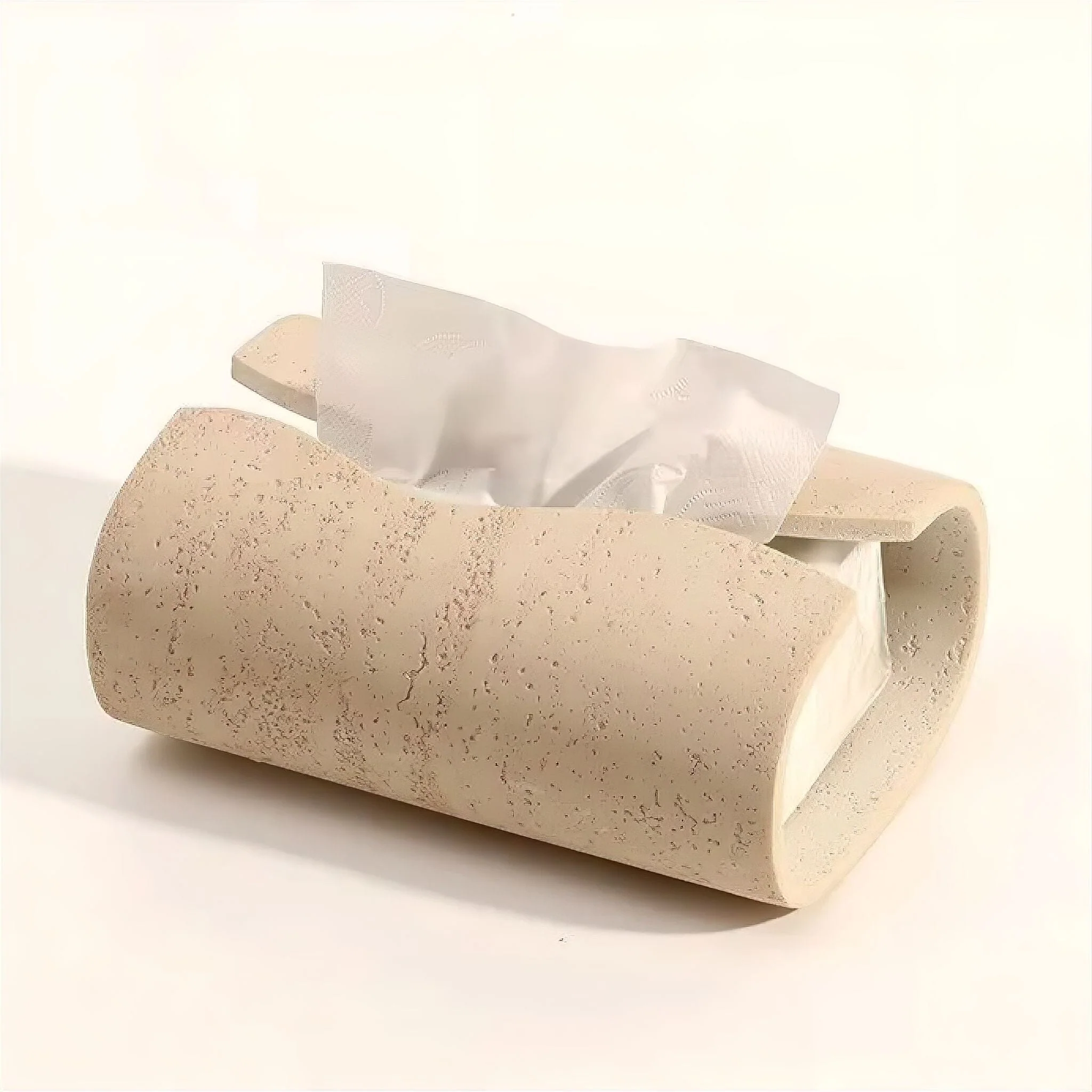 Sandstone Tissue Box
