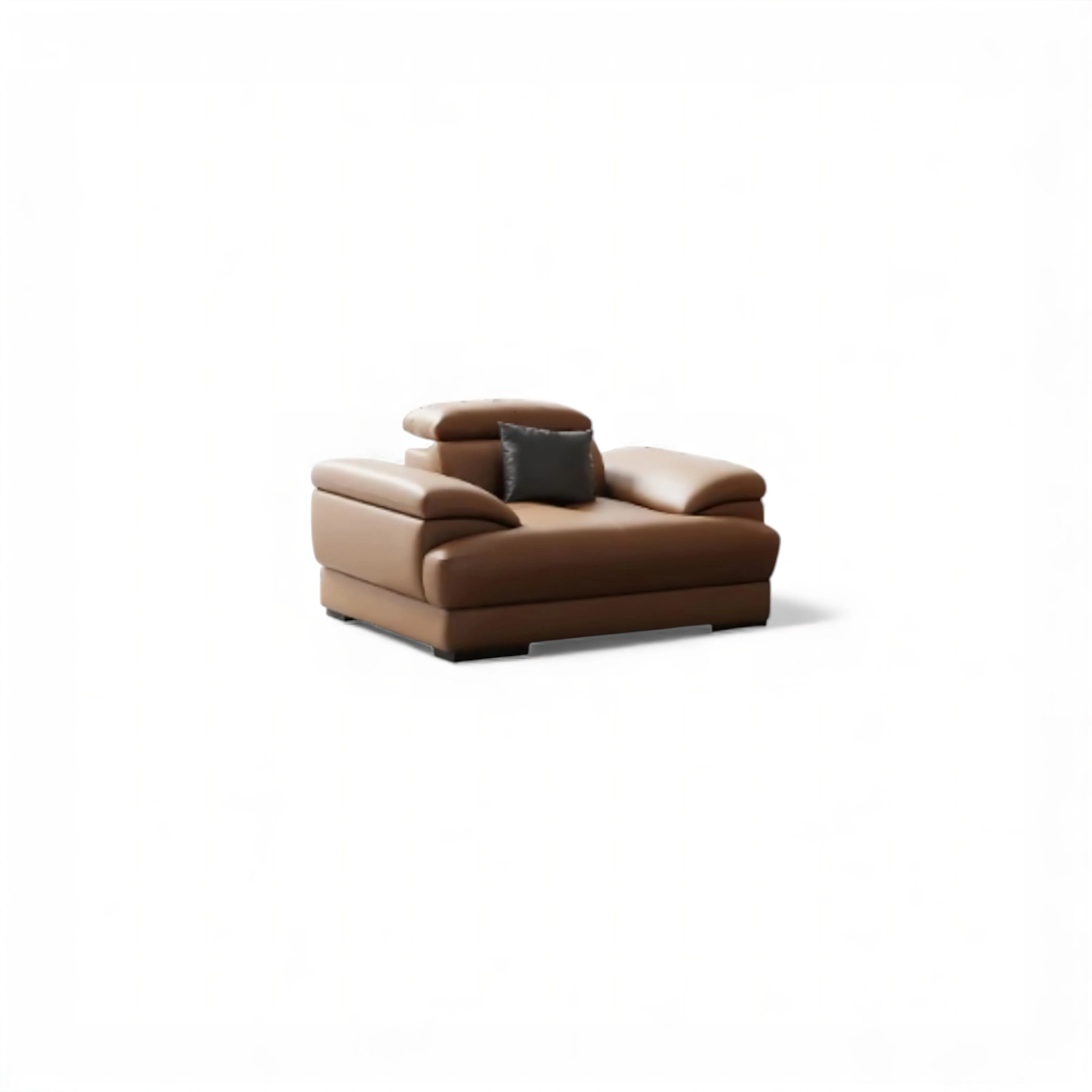 Gaetan Leather Sofa - Image 10