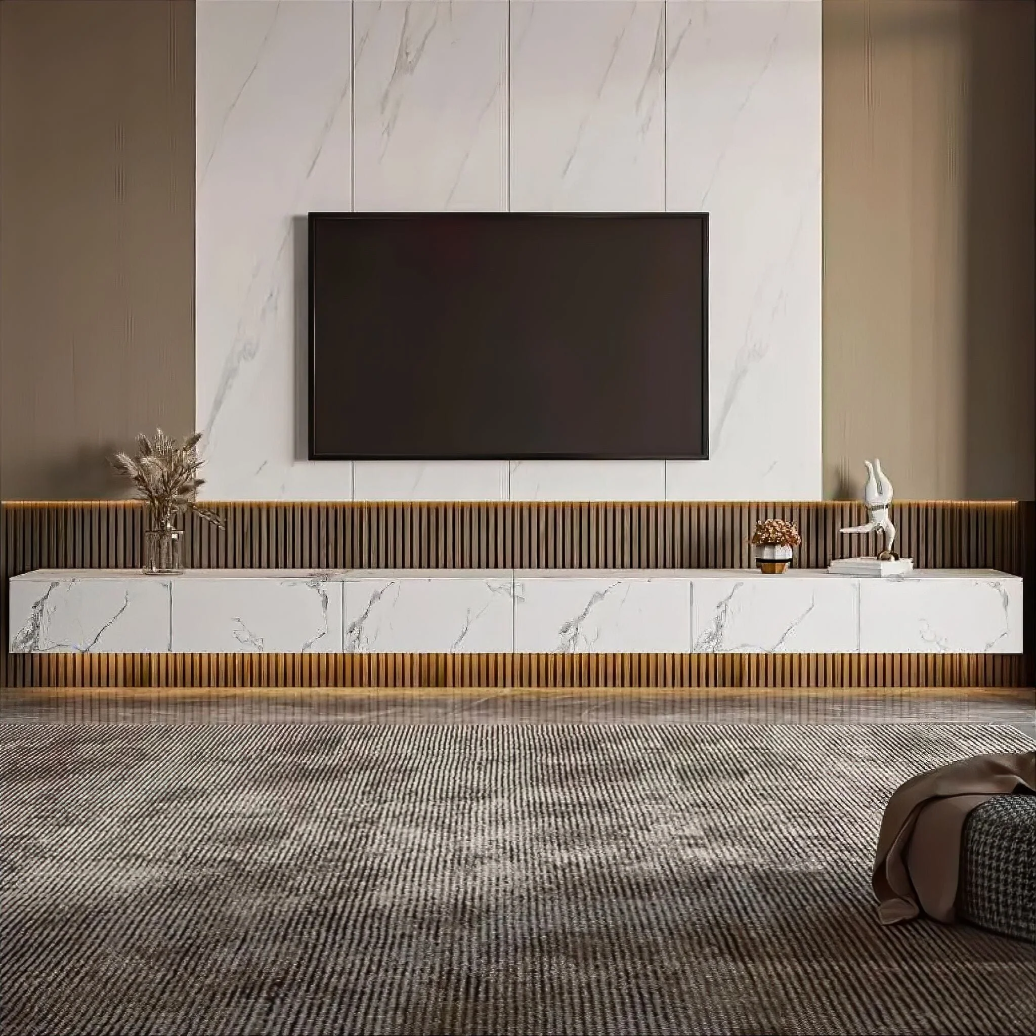 Mirella Marble TV Cabinet