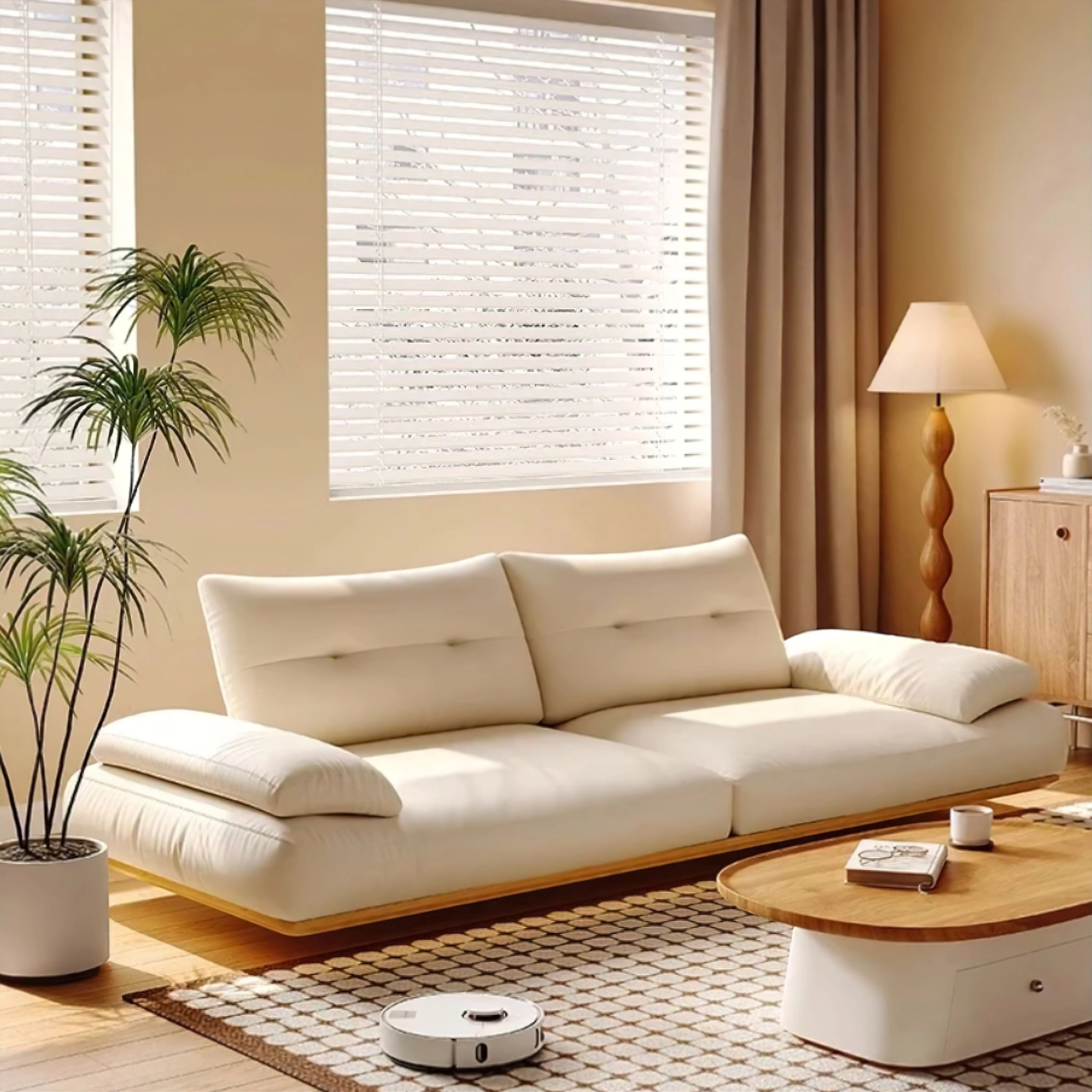Lea Leather Sofa