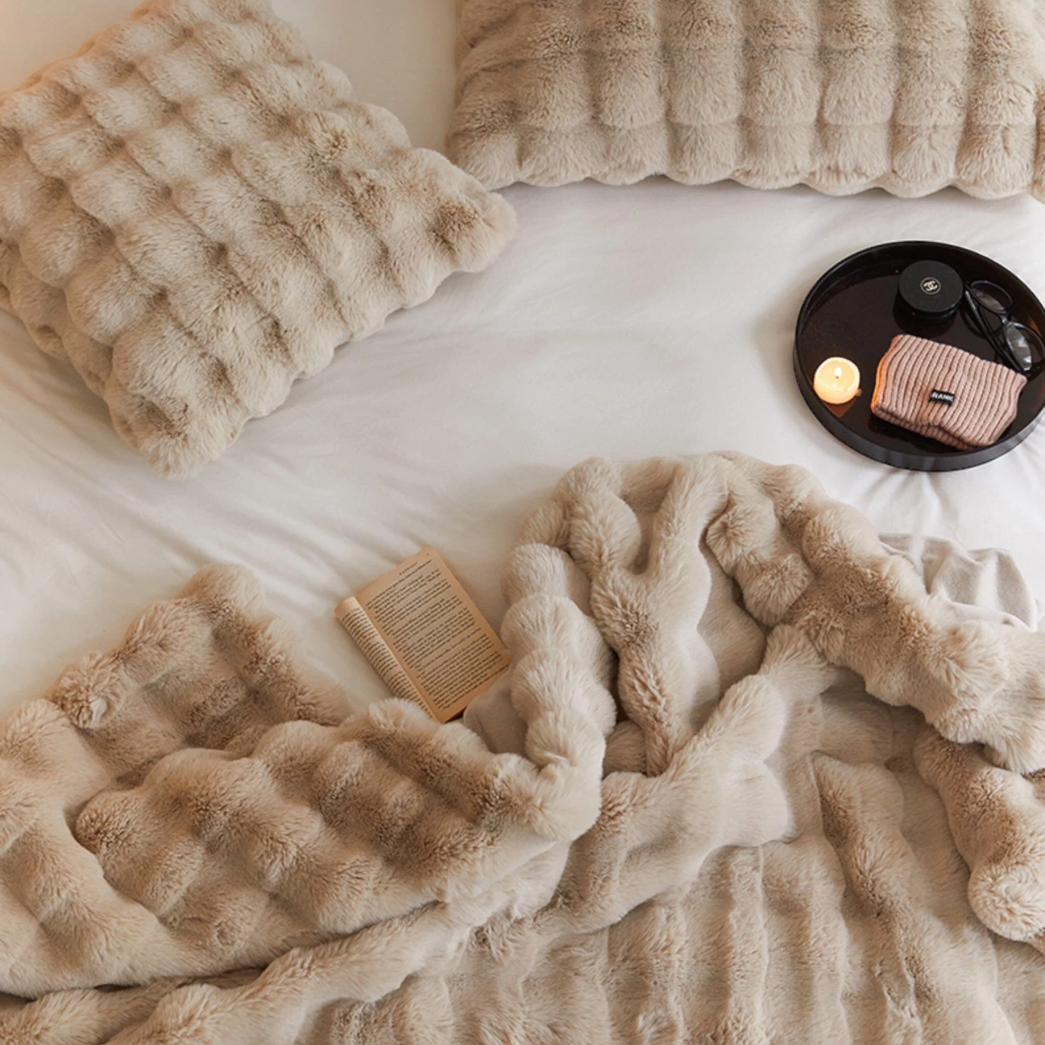 Genevieve Fur Blanket - Image 3