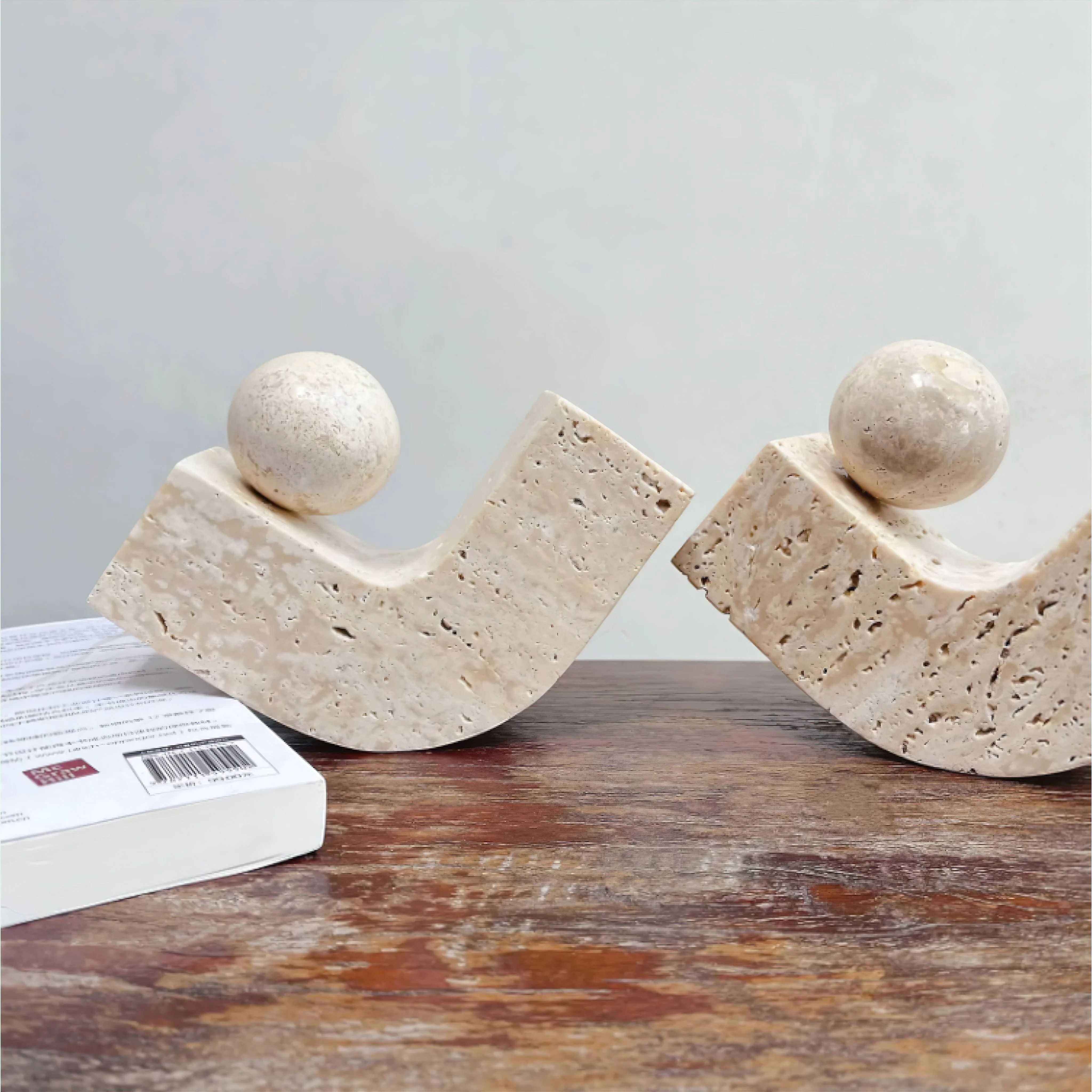 Ari Travertine Ornaments - Image 5