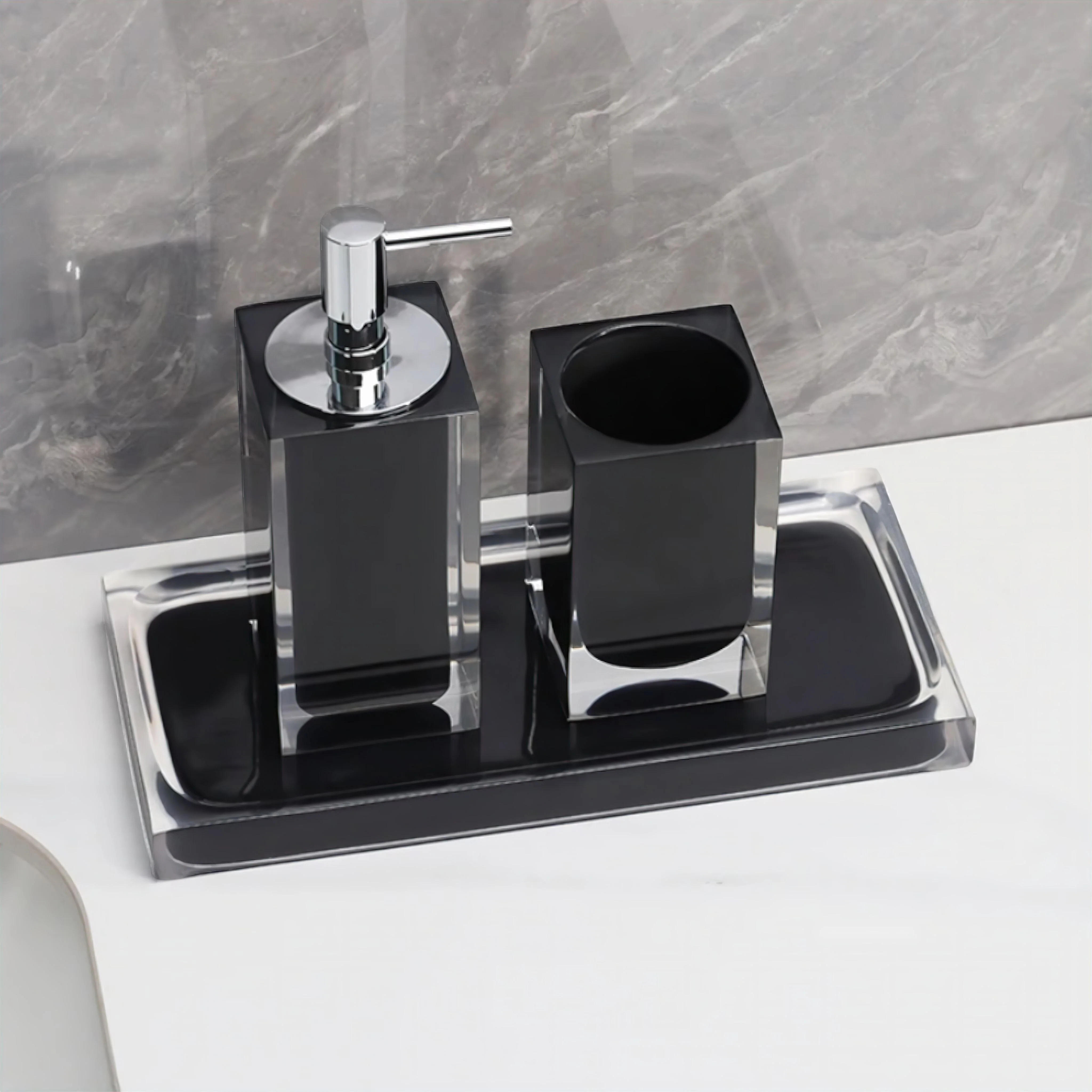Carlo Bathroom Accessories Set - Image 6