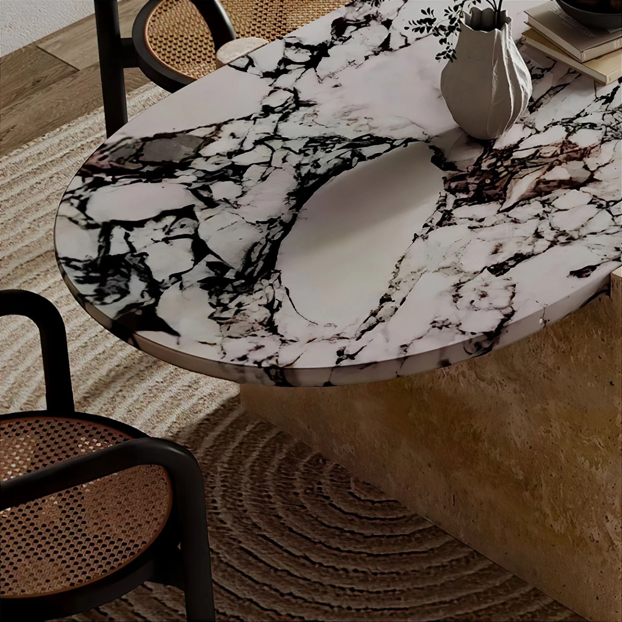 Elena Marble Dining Table - Image 5