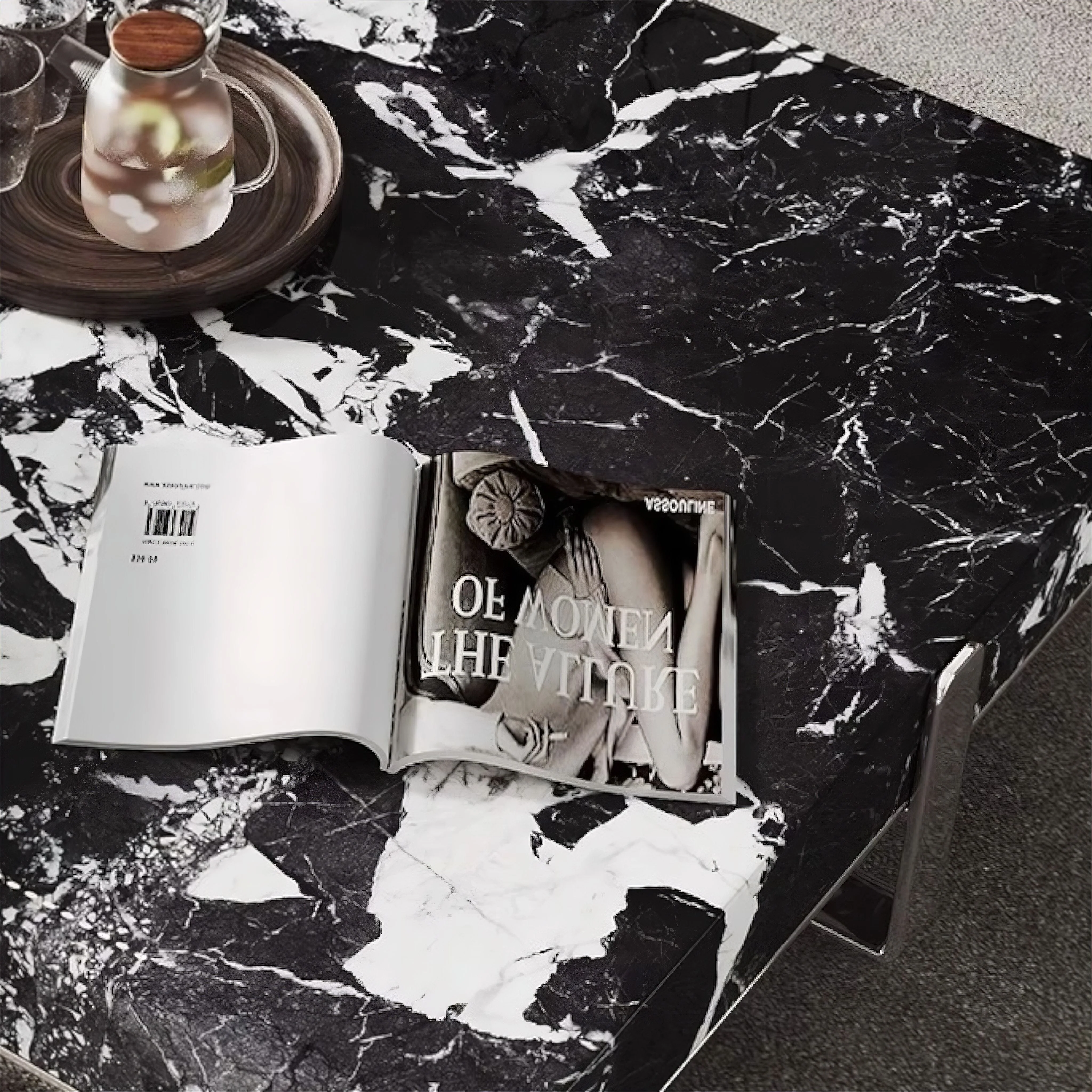 Zelda Marble Coffee Table - Image 6