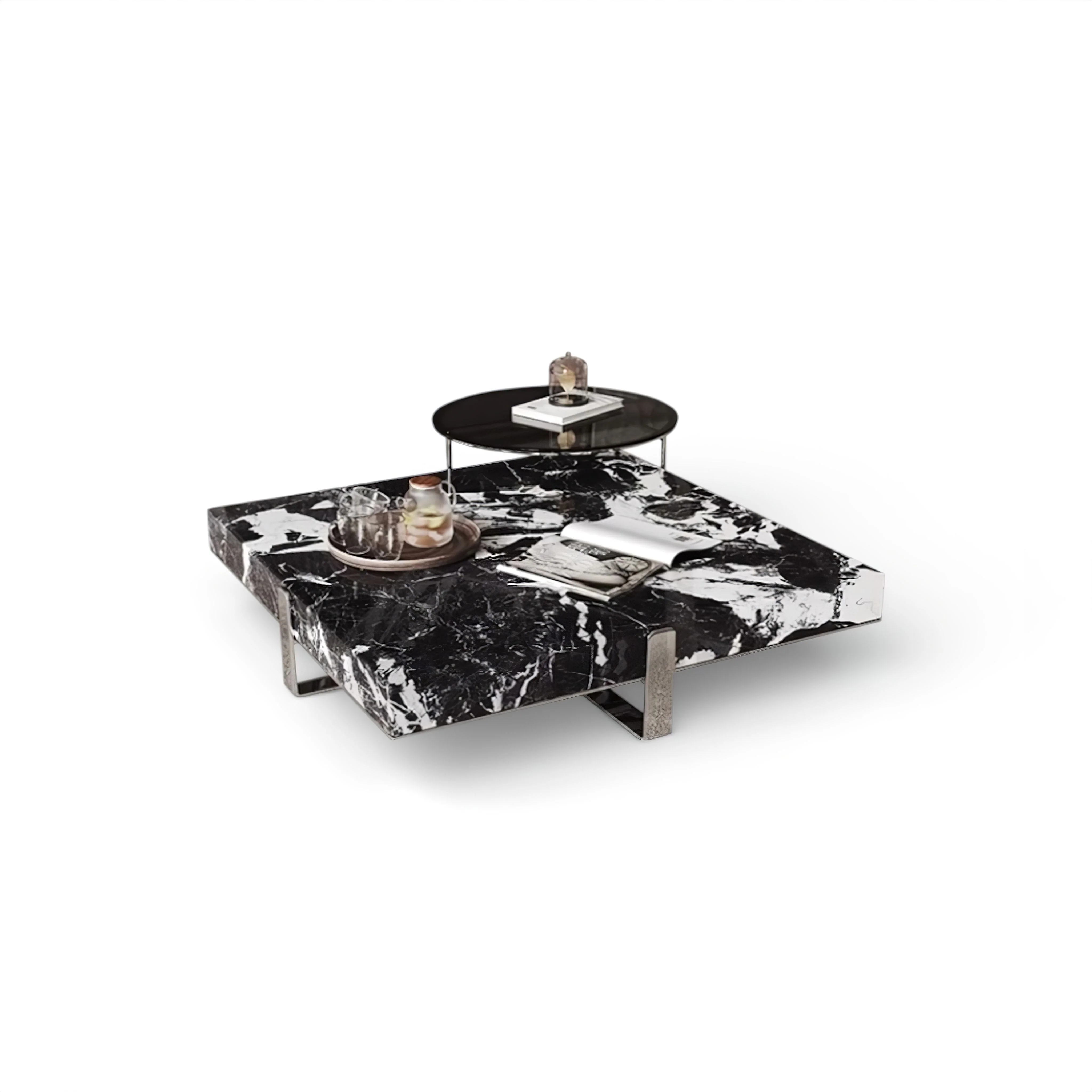 Zelda Marble Coffee Table - Image 7