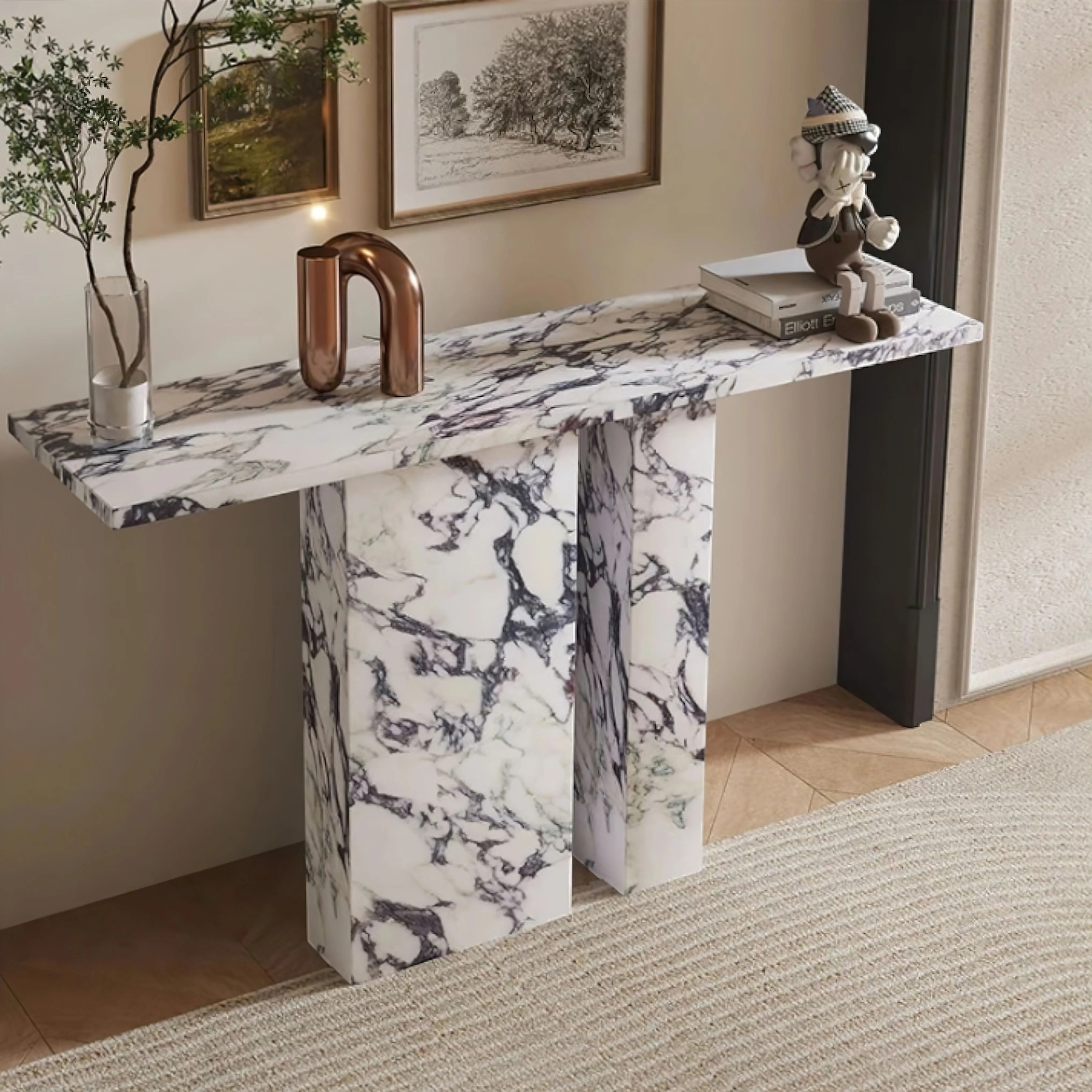 Lucie Marble Console Table - Image 5