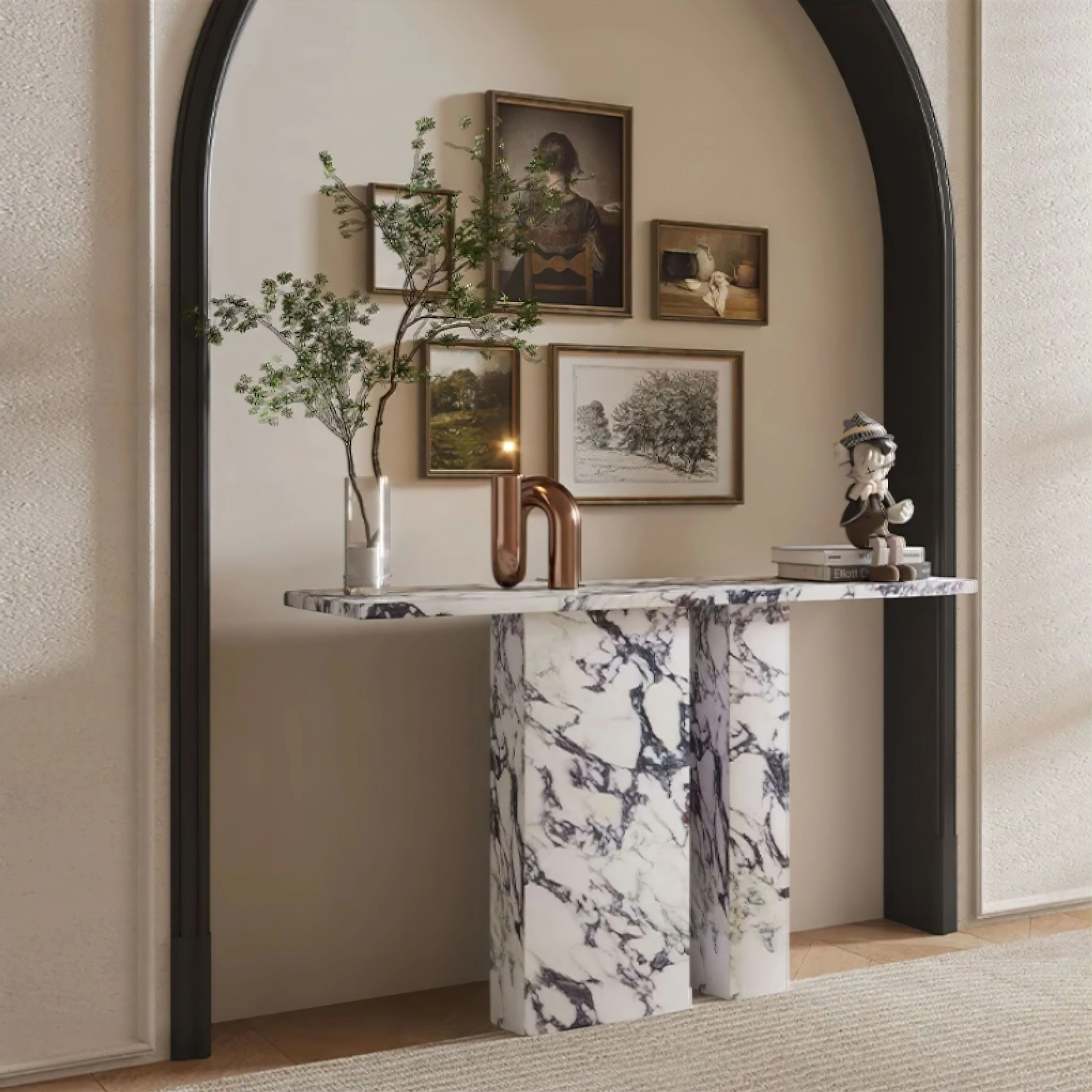Lucie Marble Console Table - Image 7