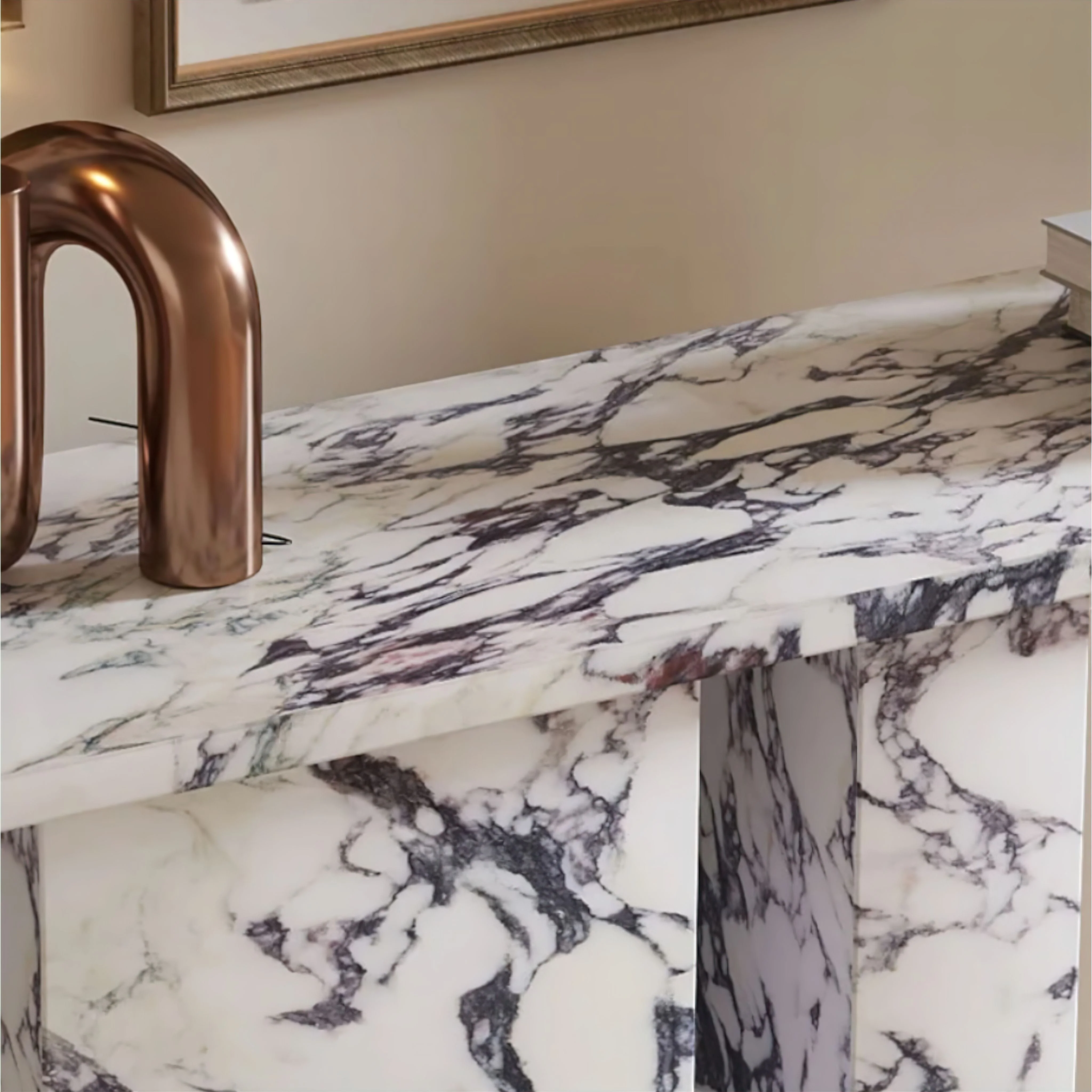 Lucie Marble Console Table - Image 8