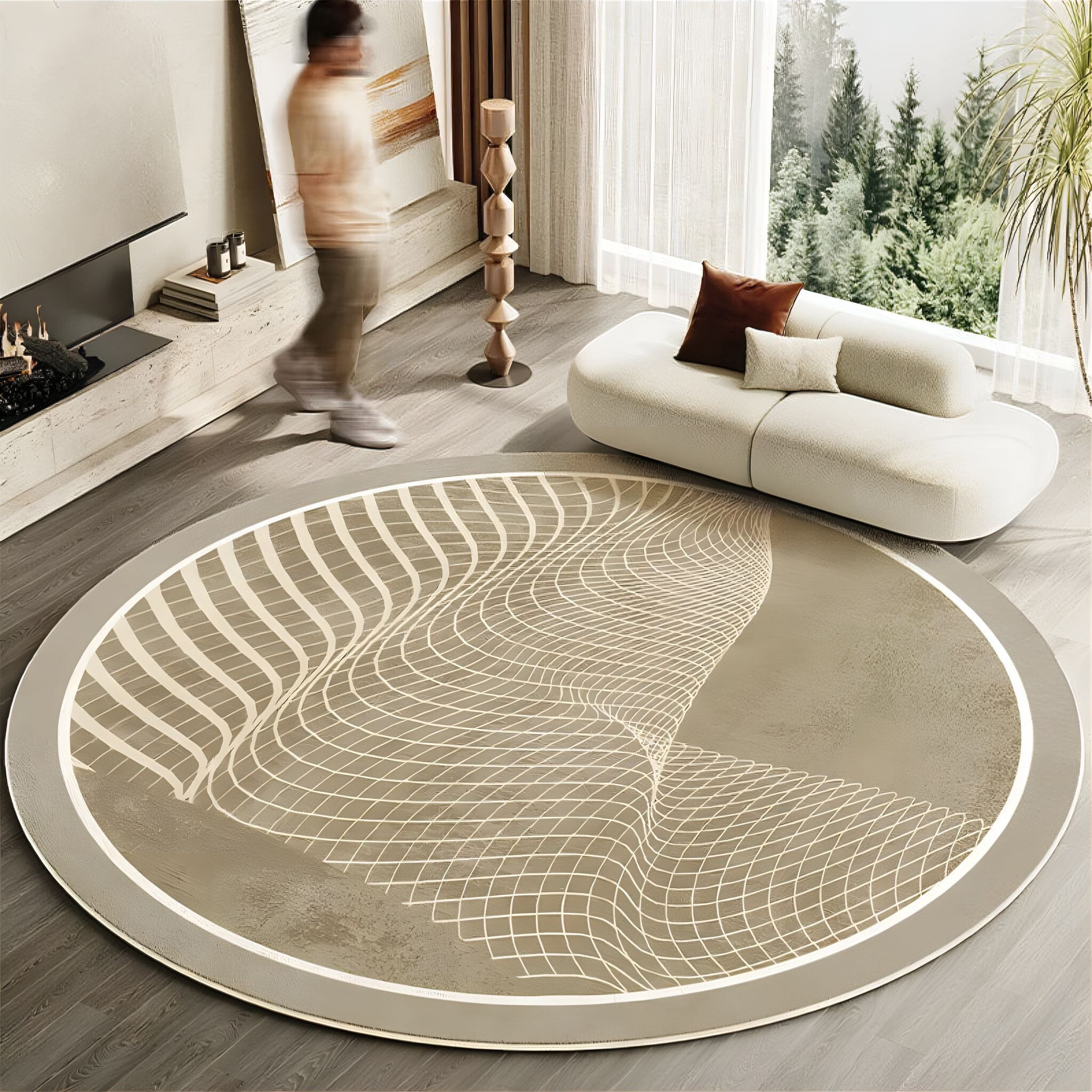 Zen Circle Rug Collection - Image 3