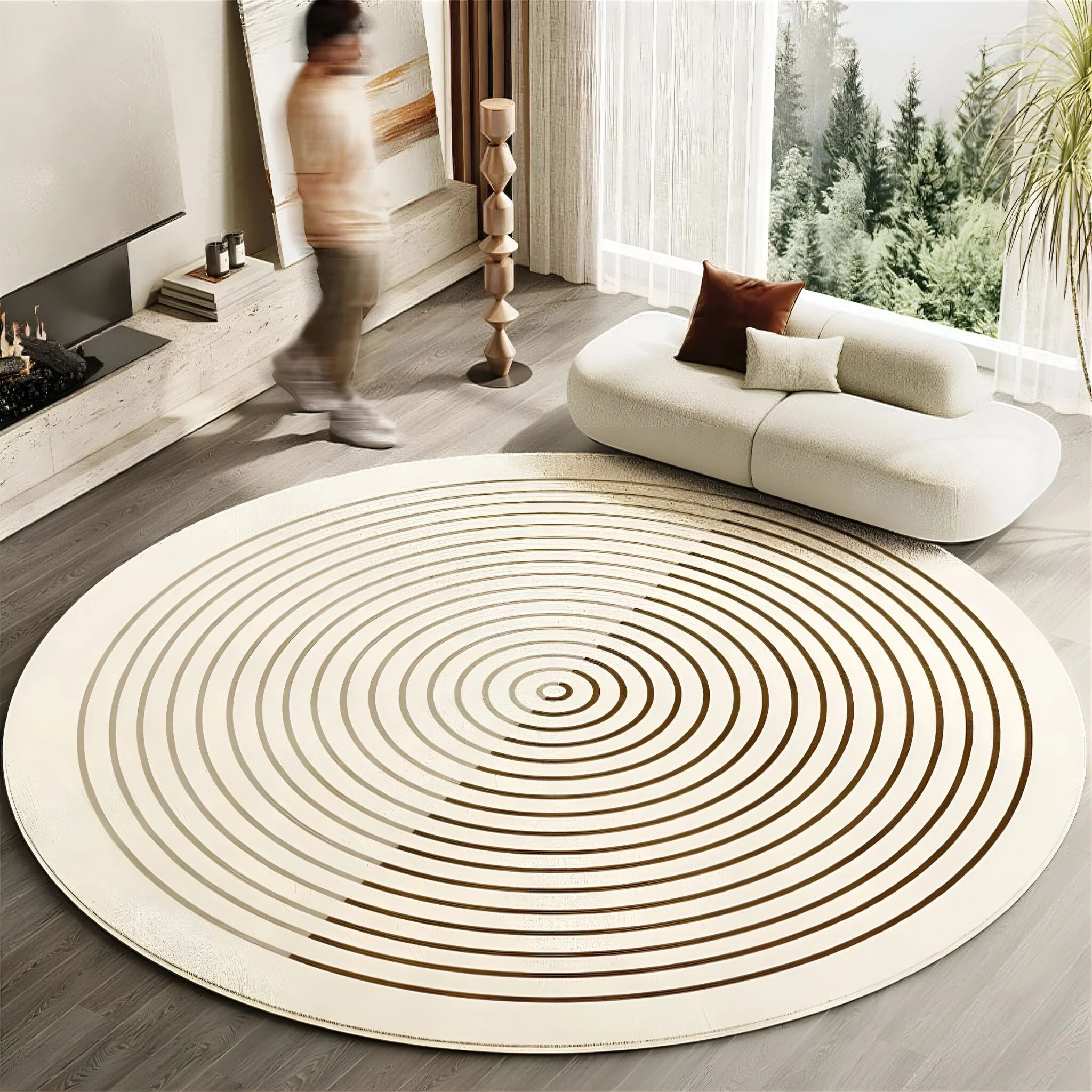 Zen Circle Rug Collection - Image 4
