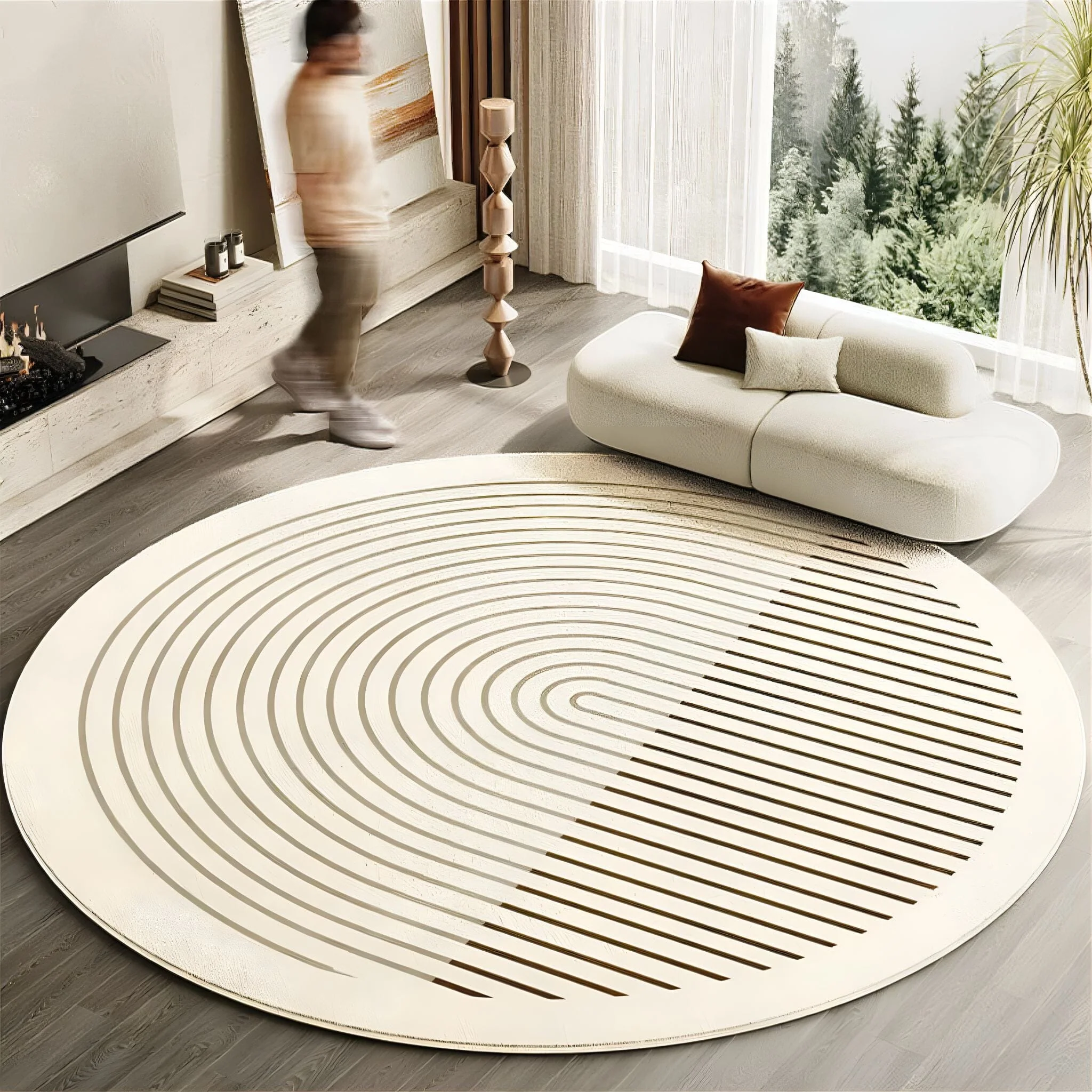 Zen Circle Rug Collection - Image 5