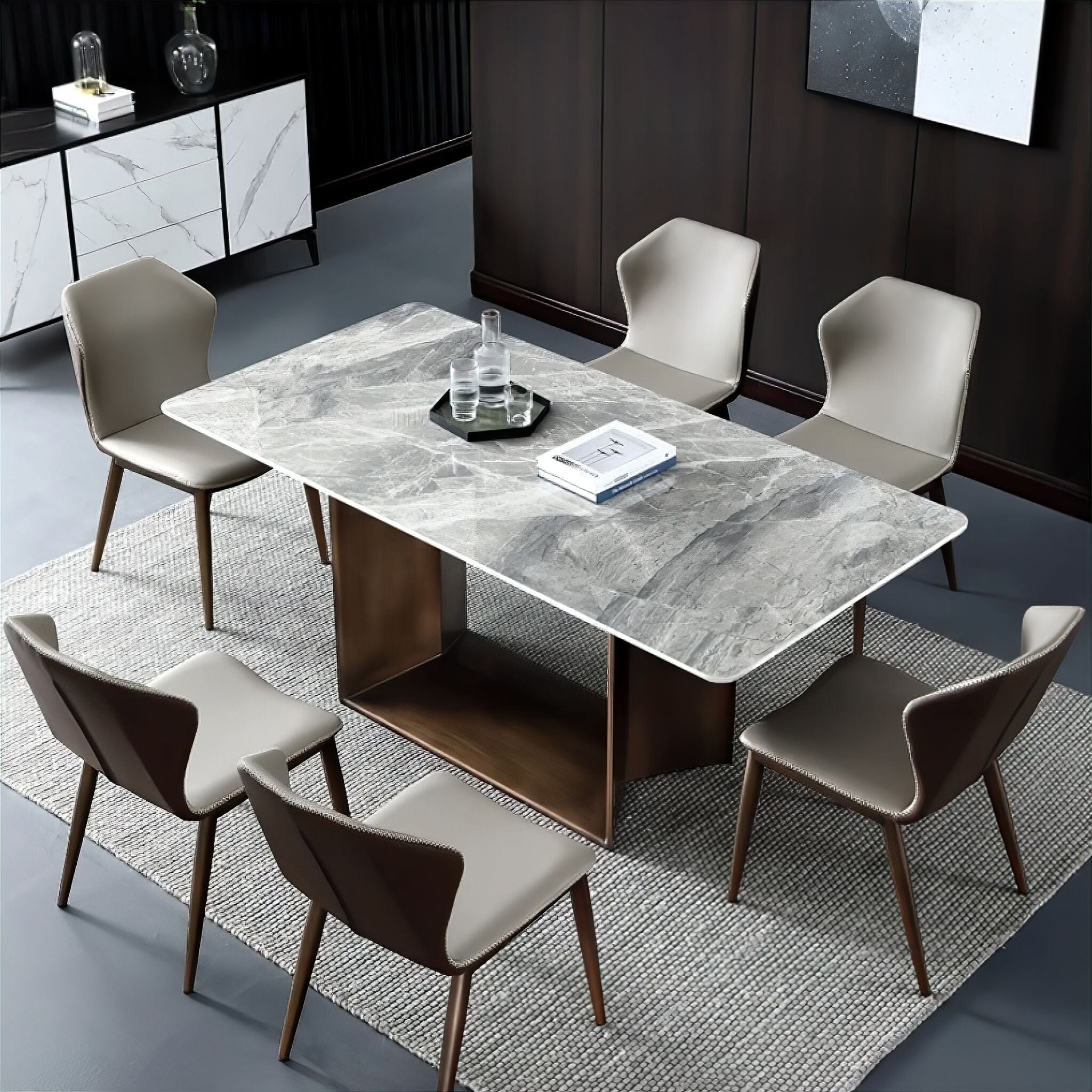 Laurent Slate Dining Table - Image 3