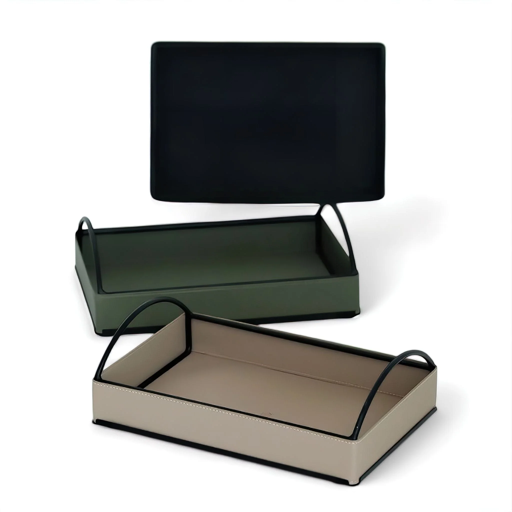 Gaspard Leather Tray - Image 3