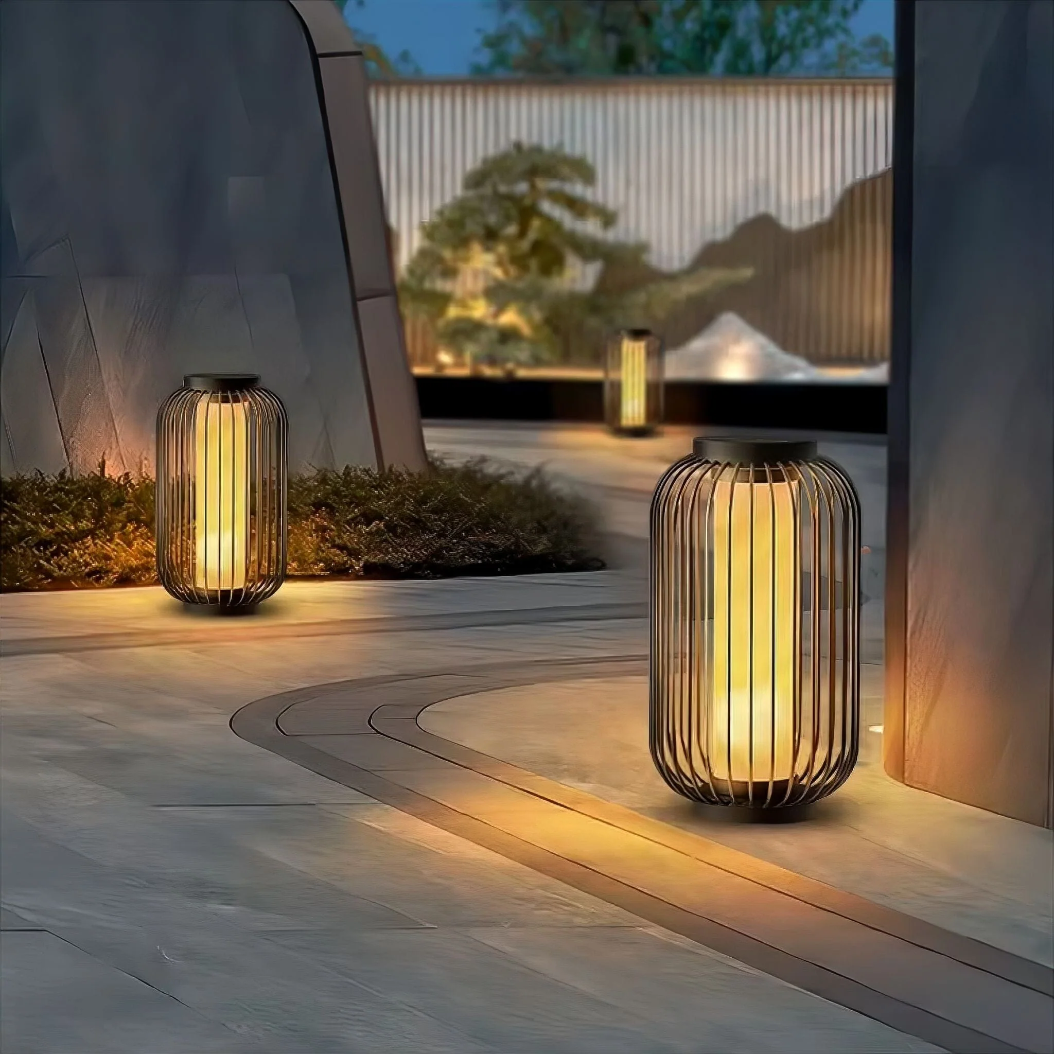 Birdcage Solar Lantern