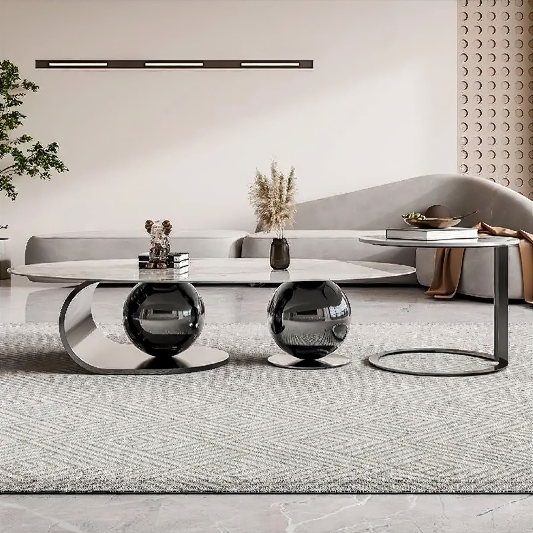 Livia Marble Coffee Table - Image 3