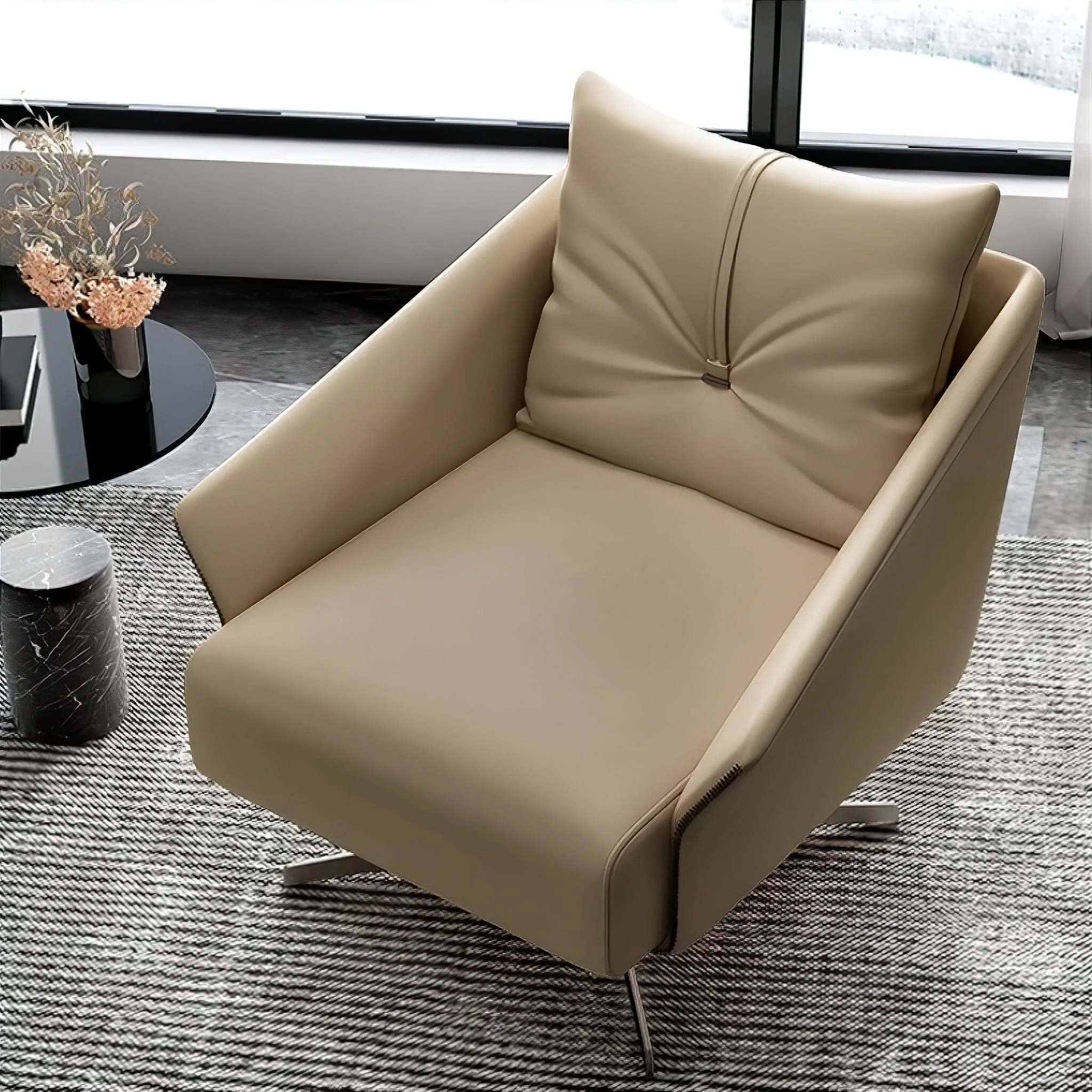 Chloe Occasional Swivel Chair - Image 4