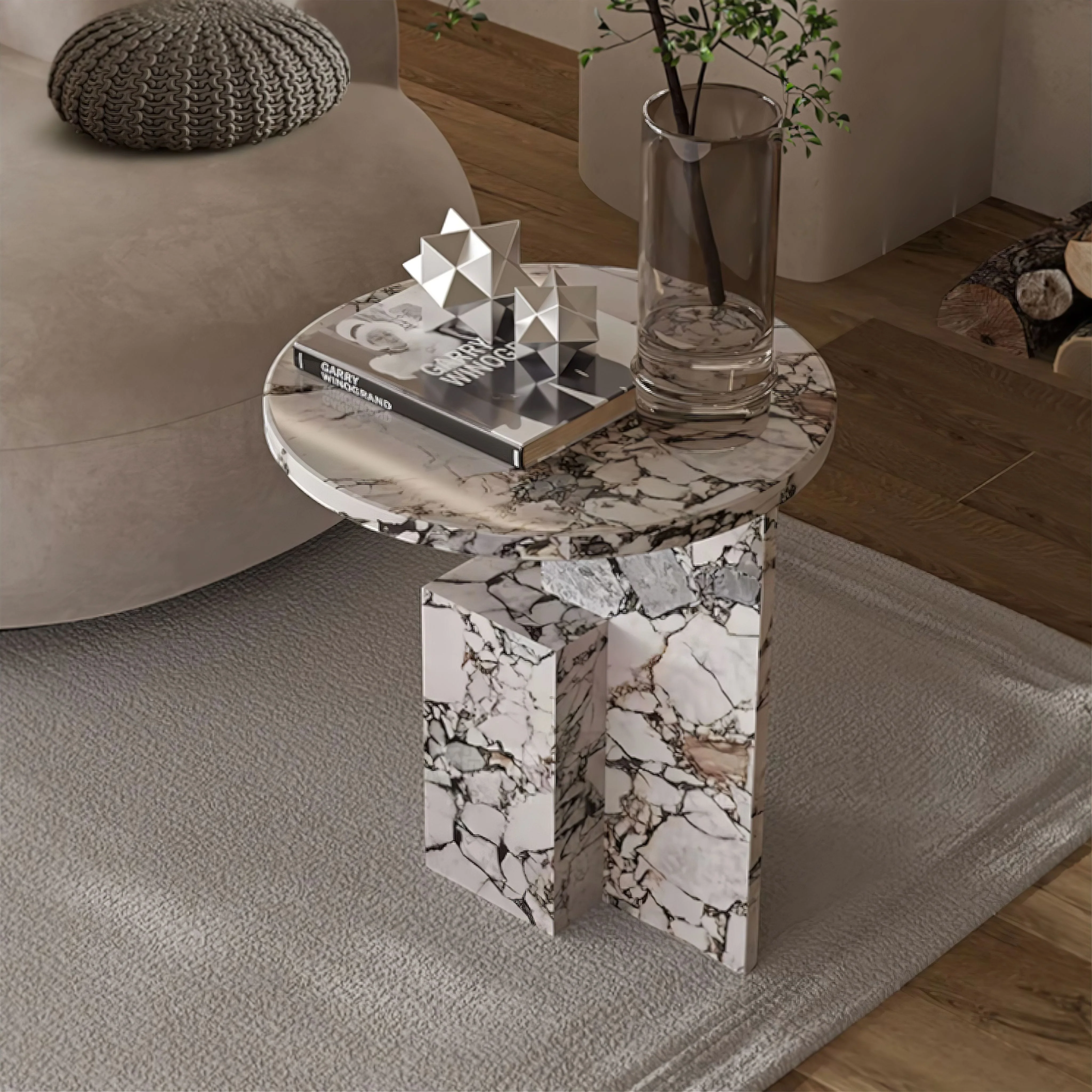 Bellina Marble Side Table - Image 3