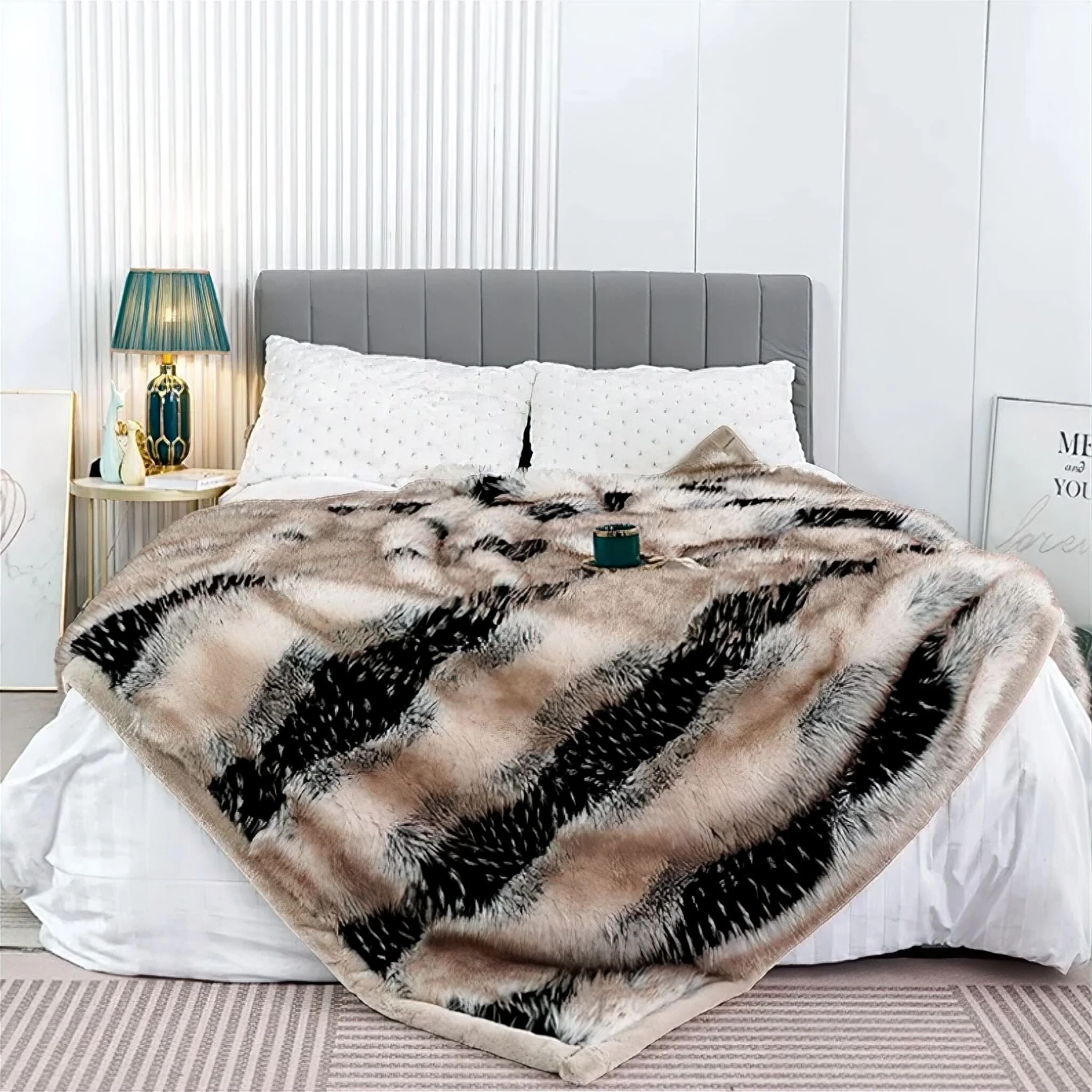 Mireille Fur Blanket - Image 7