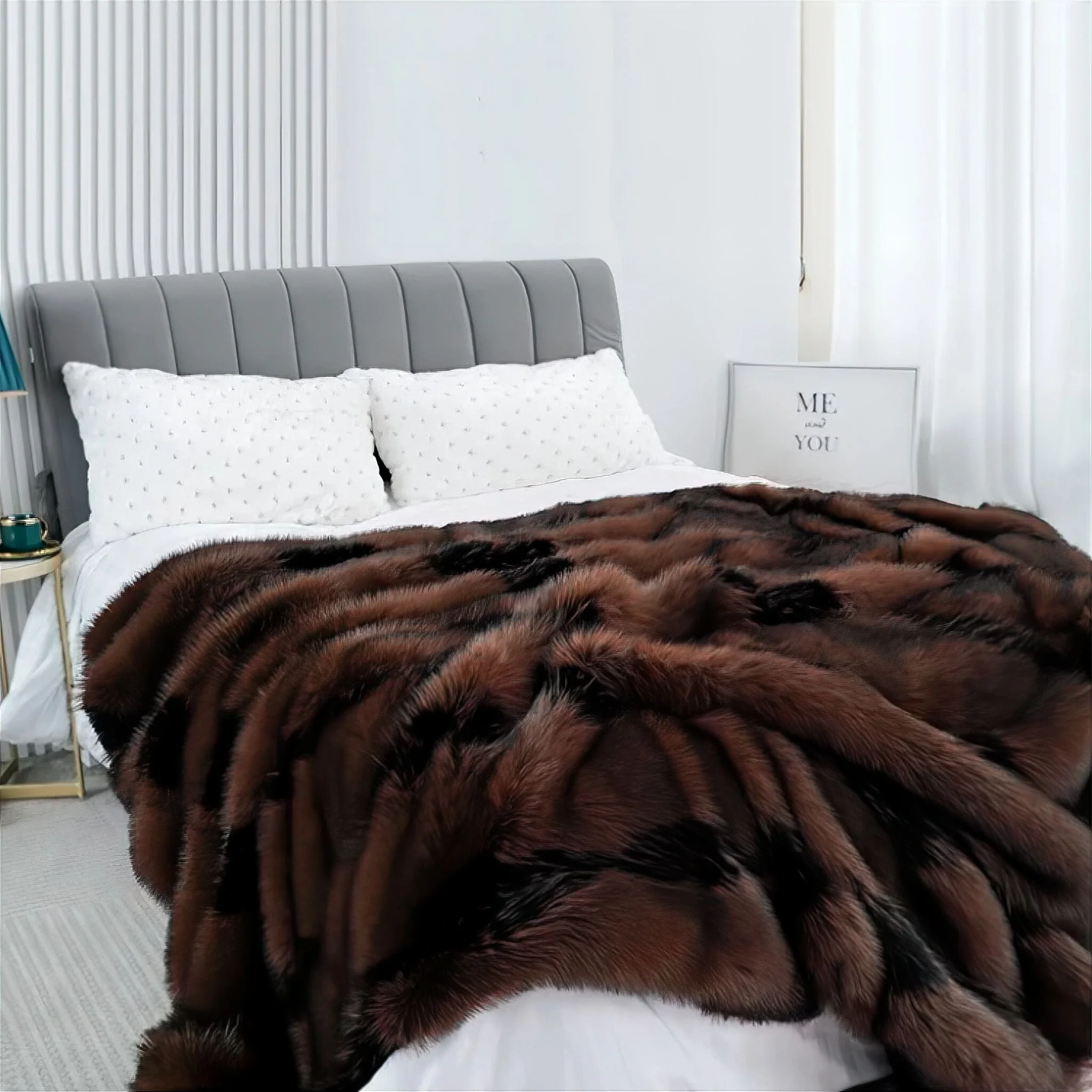 Mireille Fur Blanket - Image 9