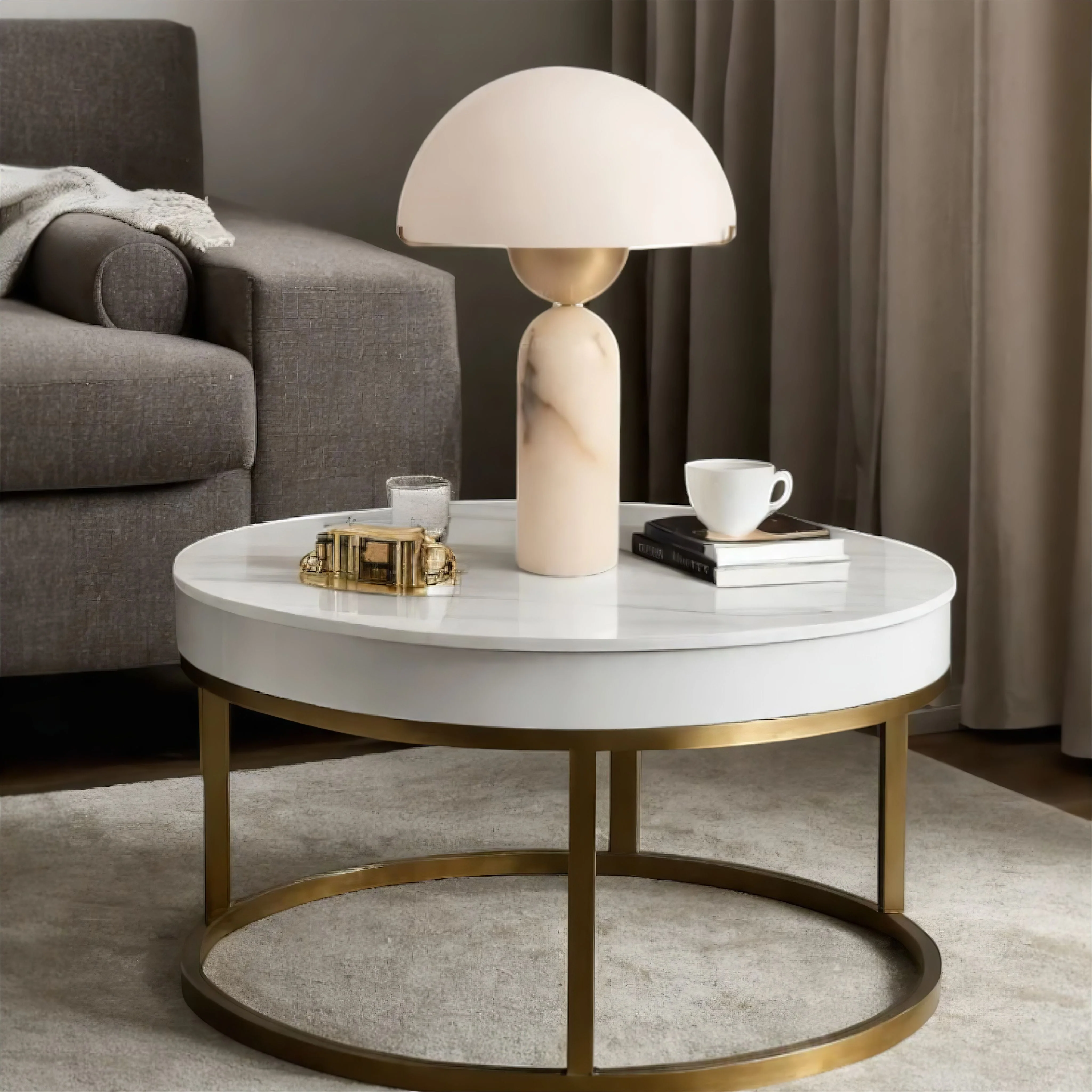Anatole Marble Lamp