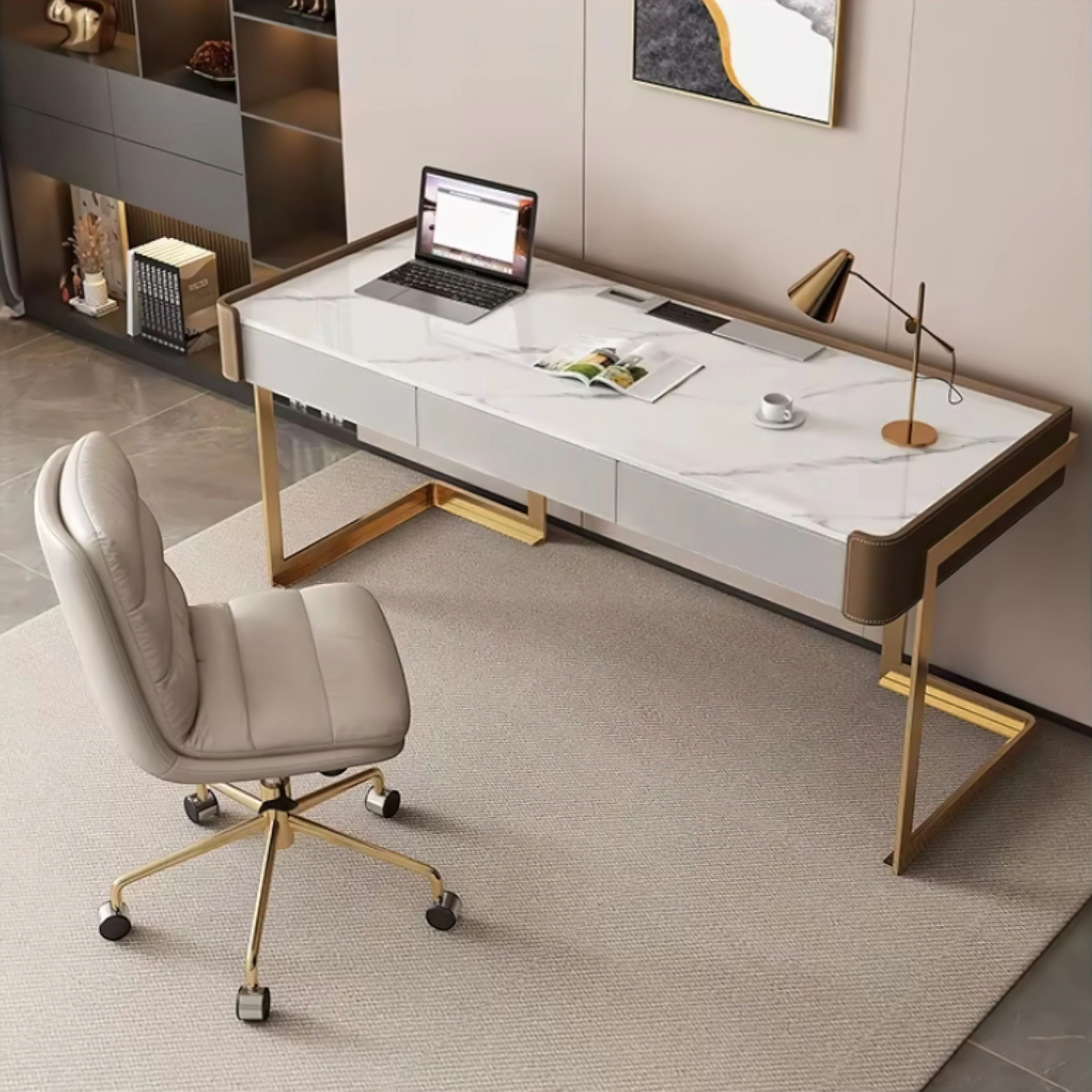 Clarissa Slate Office Desk - Image 2