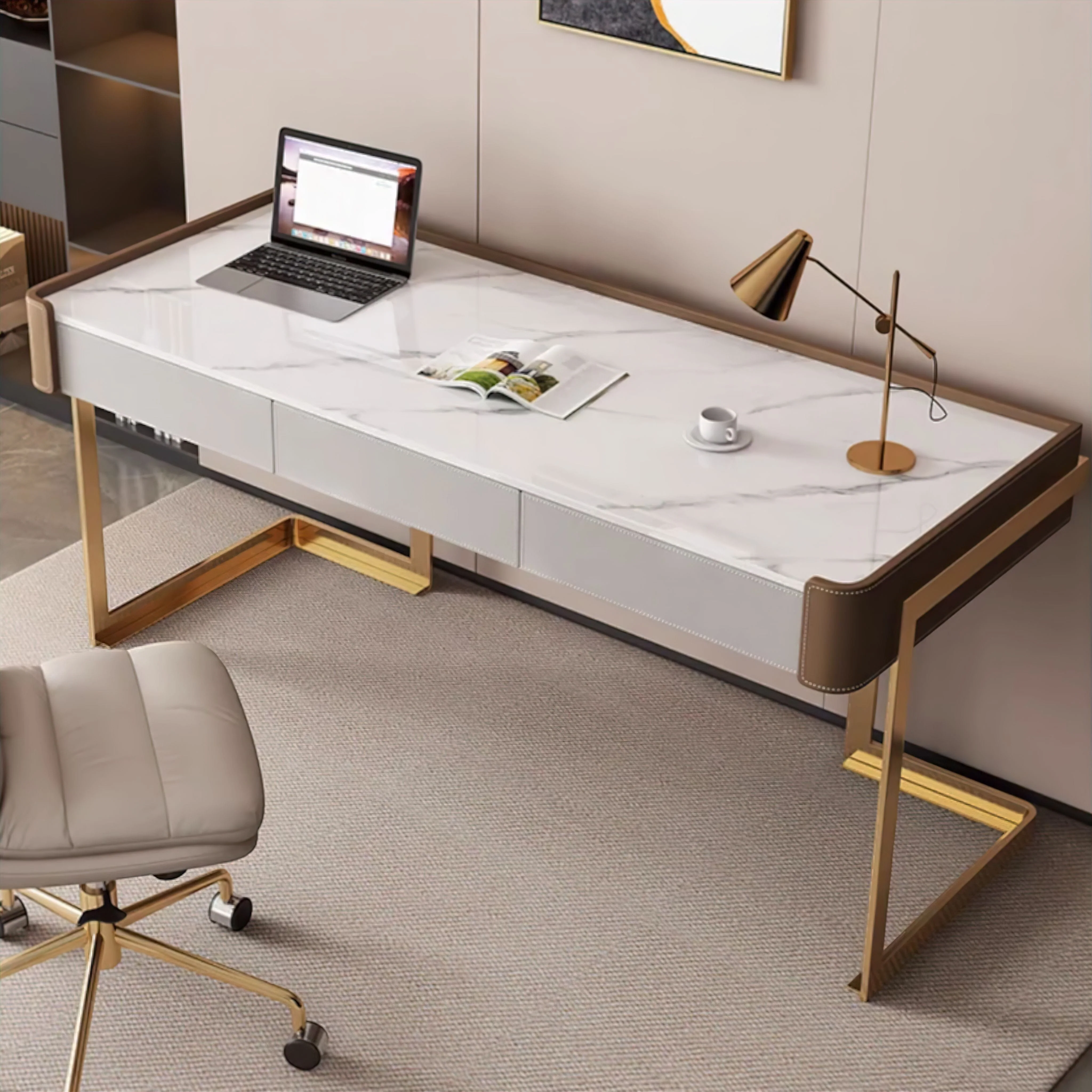 Clarissa Slate Office Desk - Image 4