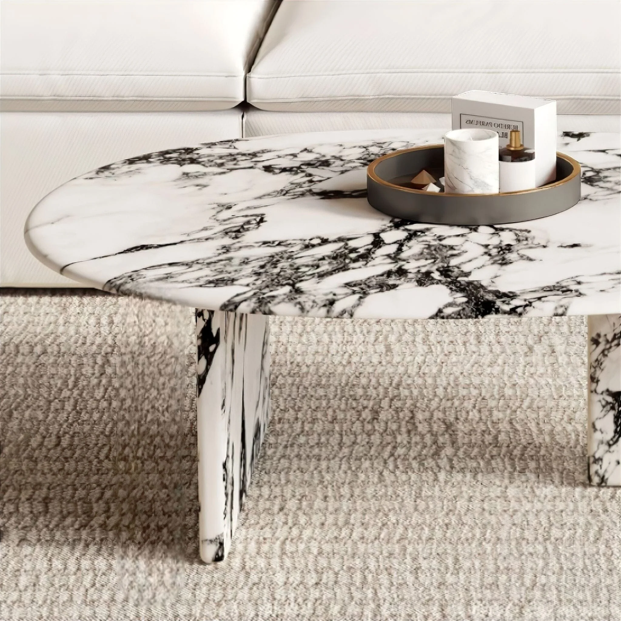 Jessamine Marble Coffee Table - Image 5