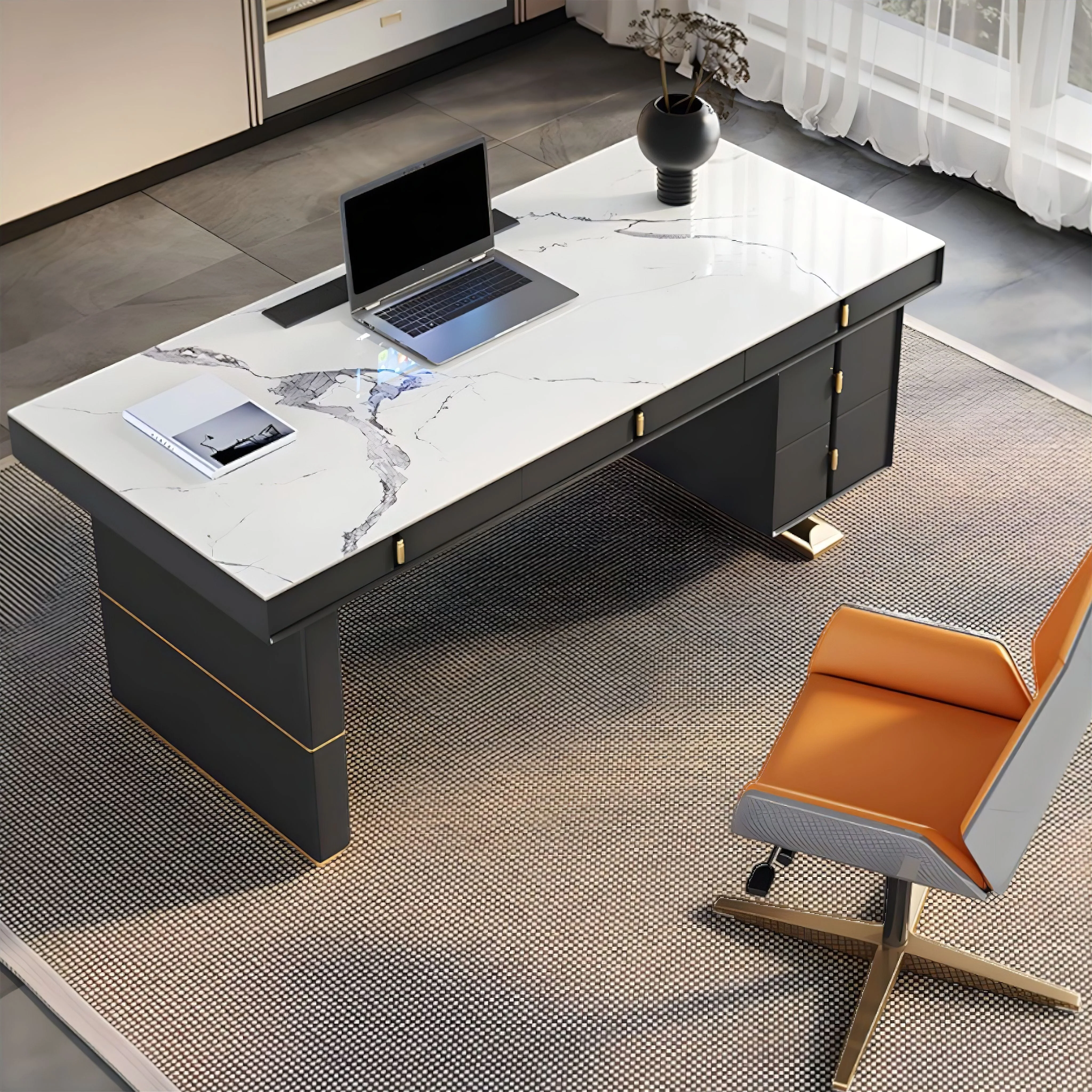 Loredana Slate Office Desk - Image 3
