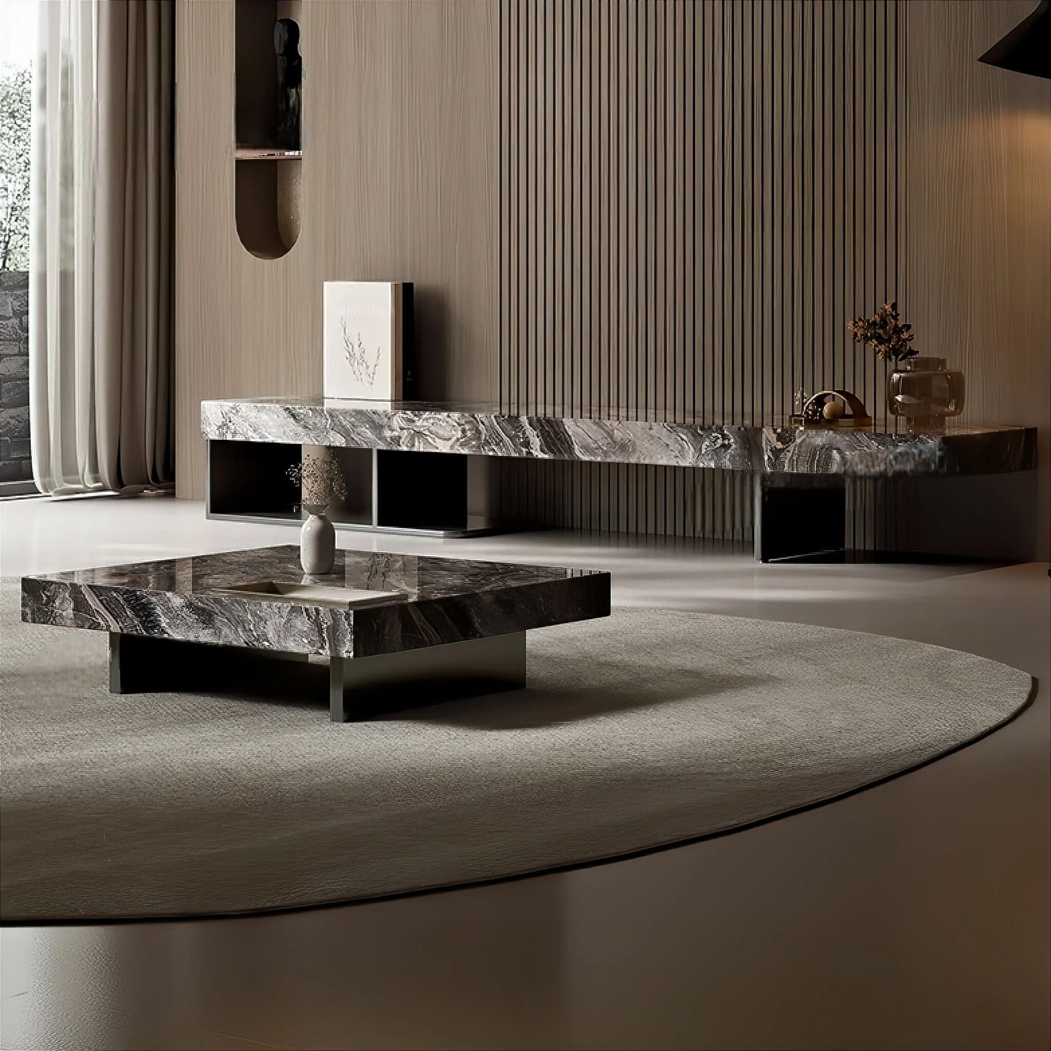 Lavina Marble TV Stand - Image 3