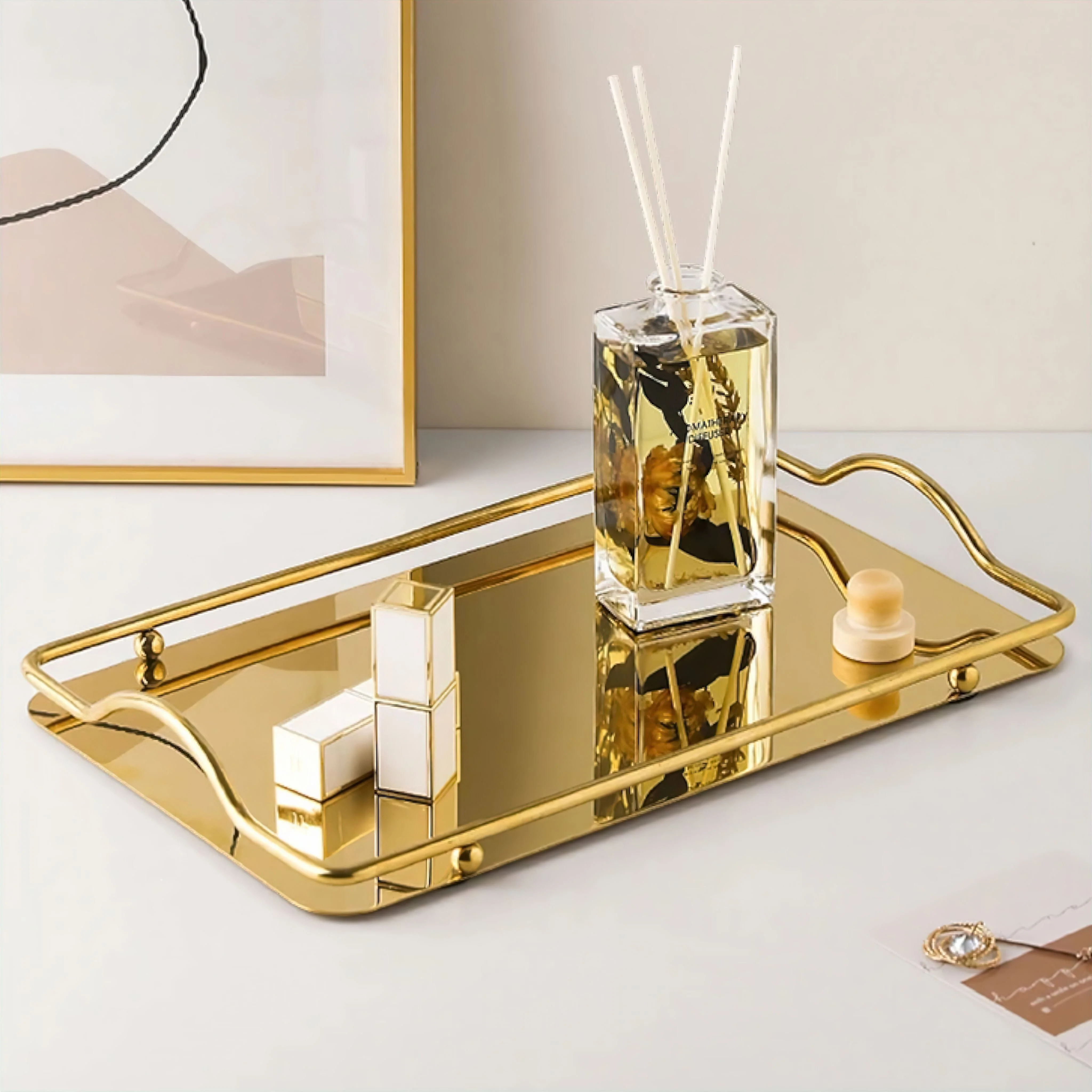Metallic Serving Tray - Image 4