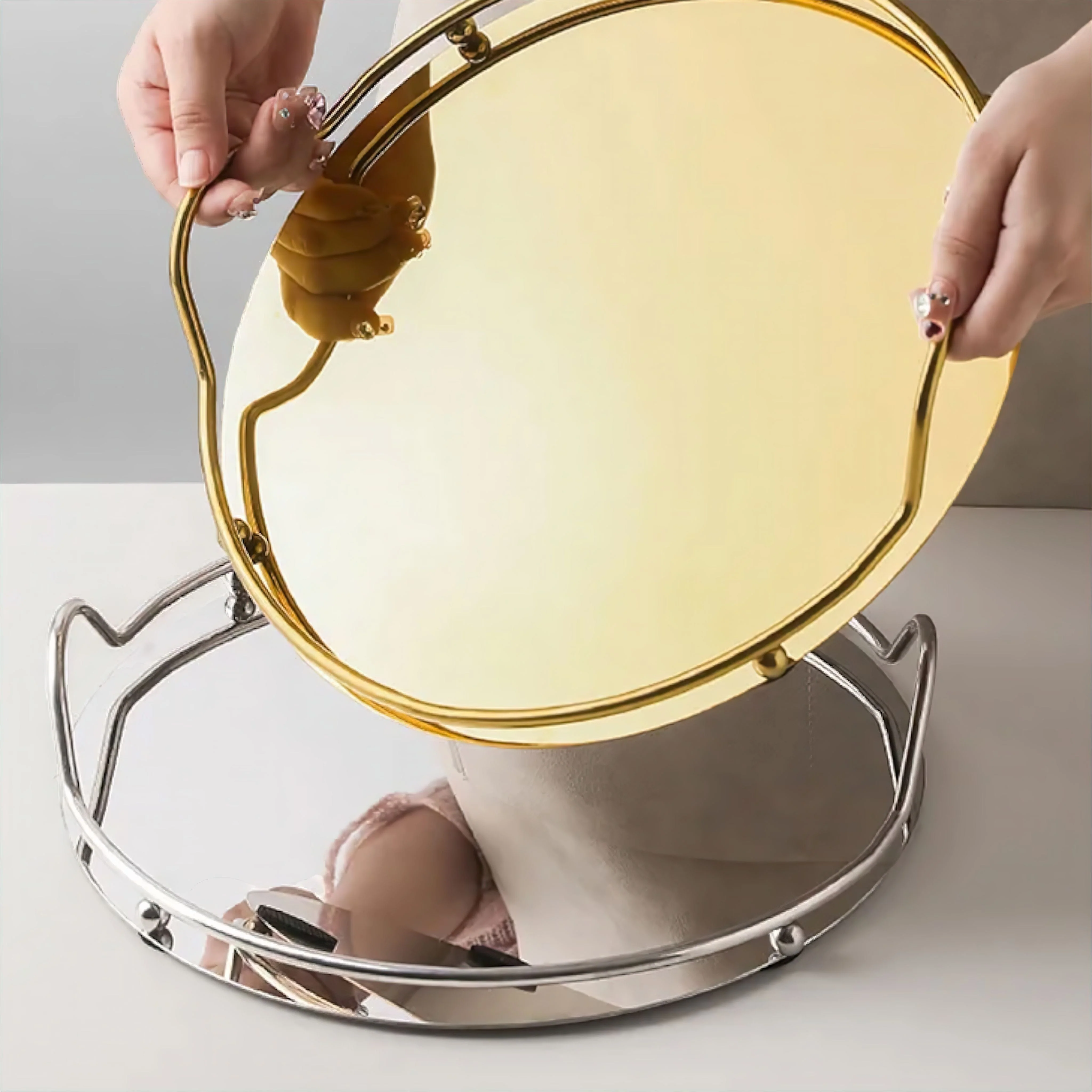 Metallic Serving Tray - Image 5